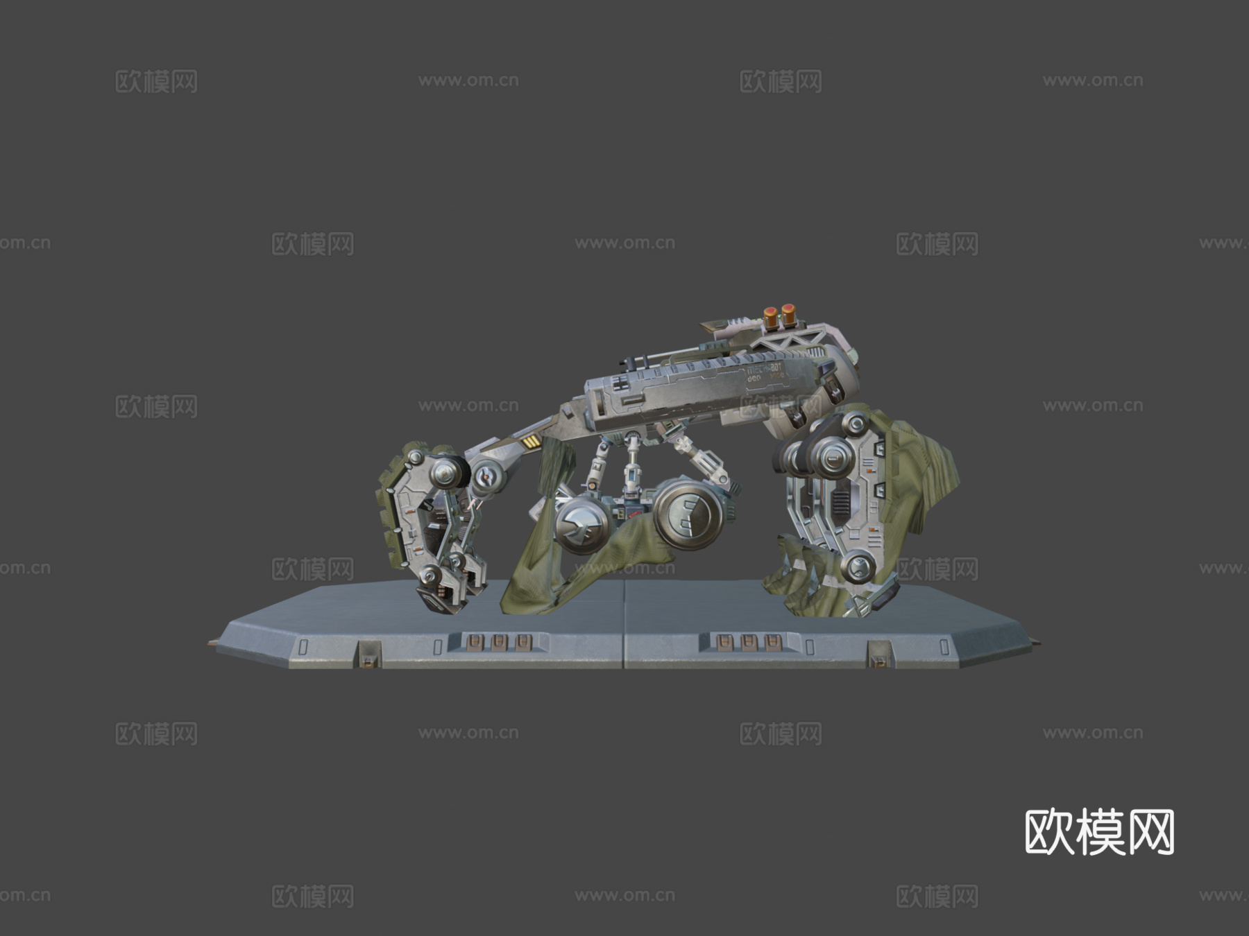科幻机甲su模型