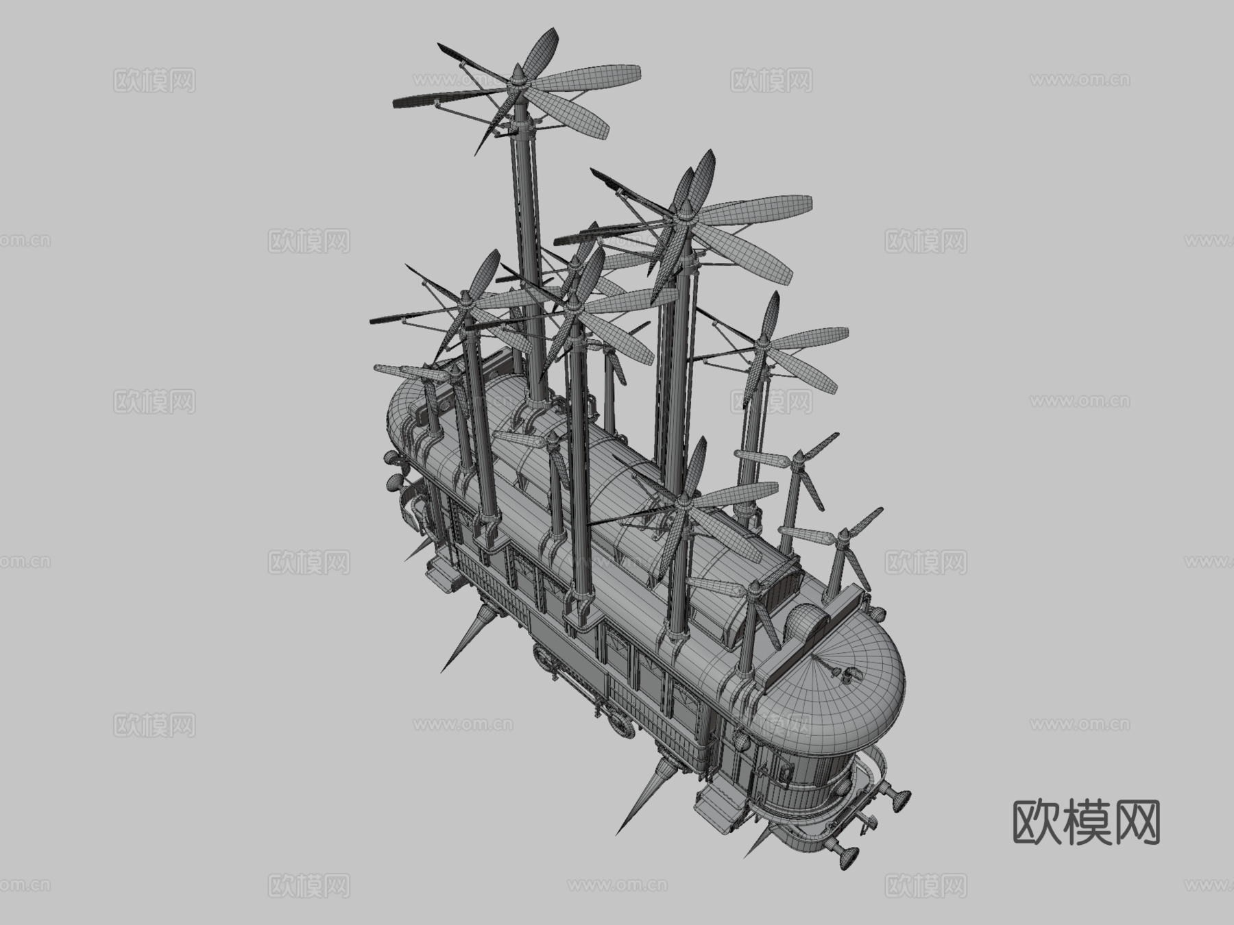 伦敦电车su模型