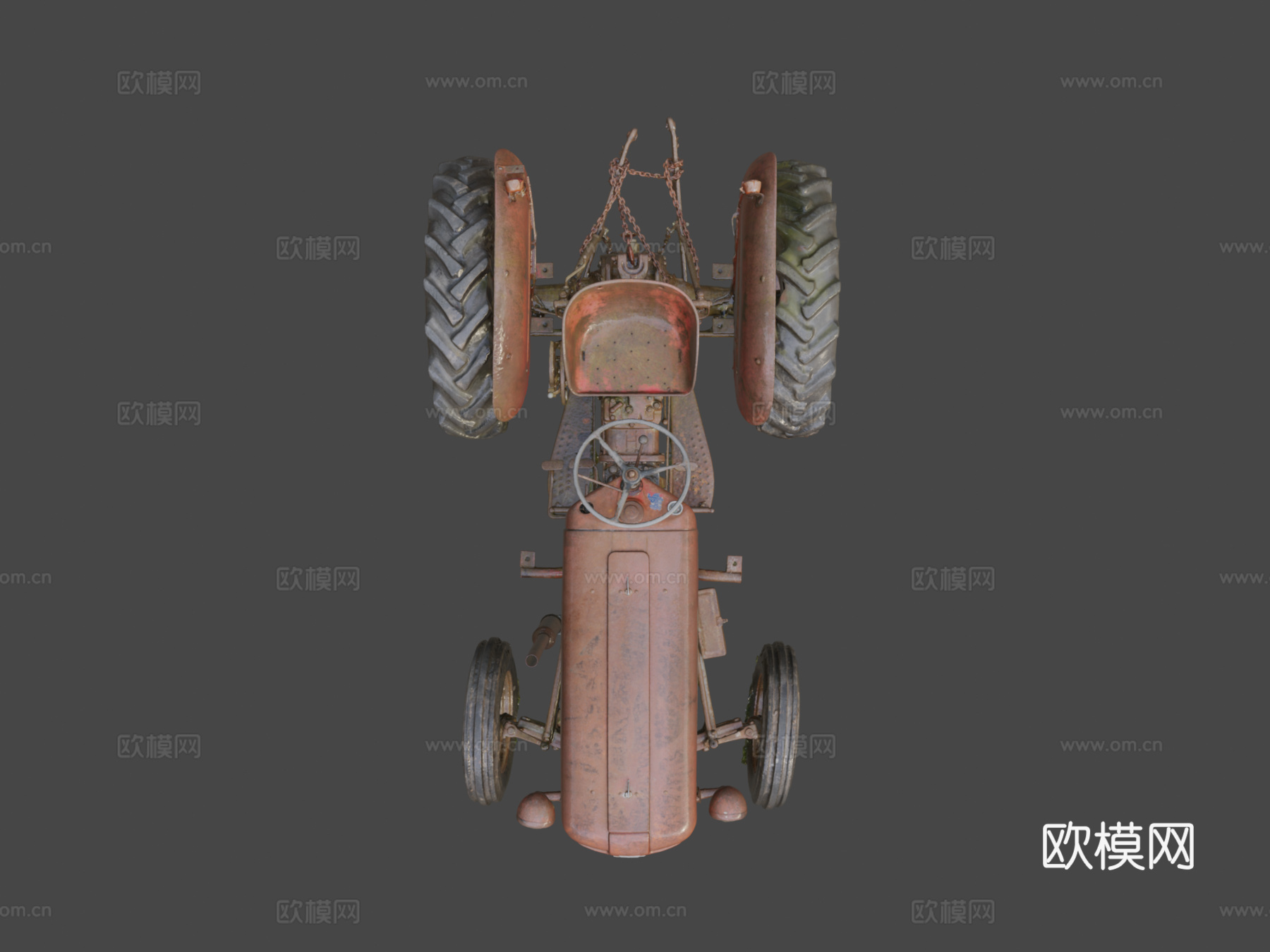 拖拉机Massey Ferguson 35型su模型