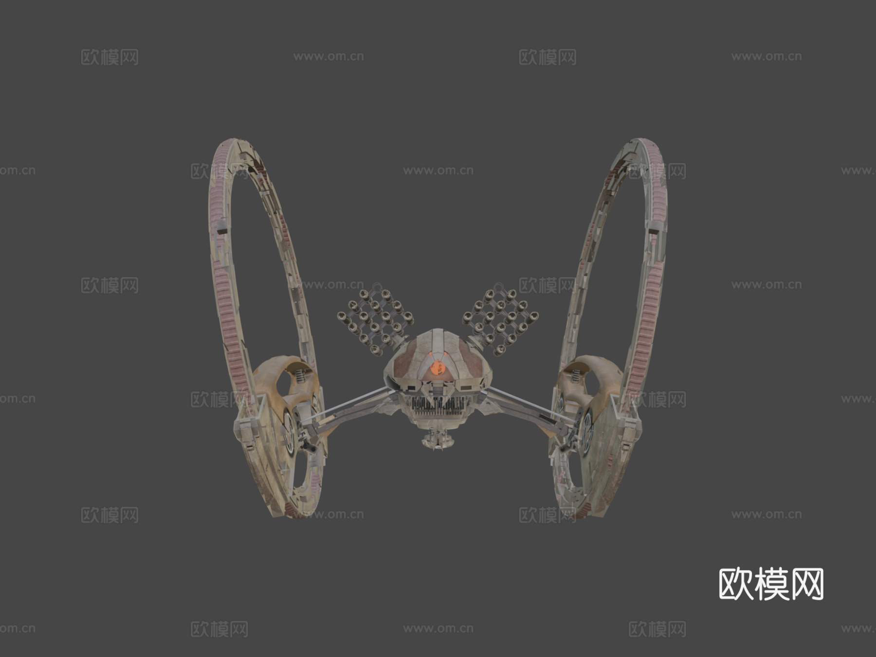 IG-227冰雹级机器人坦克su模型