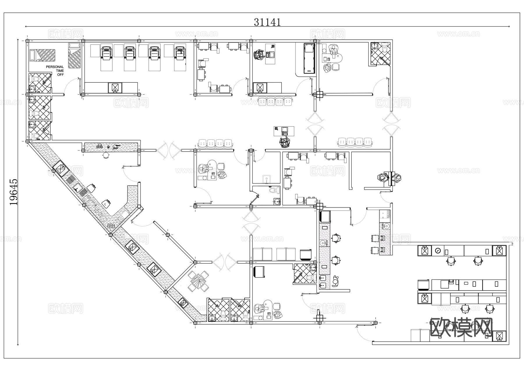 血液中心 储血中心 供血中心 血站中心 采供血中心cad施工图