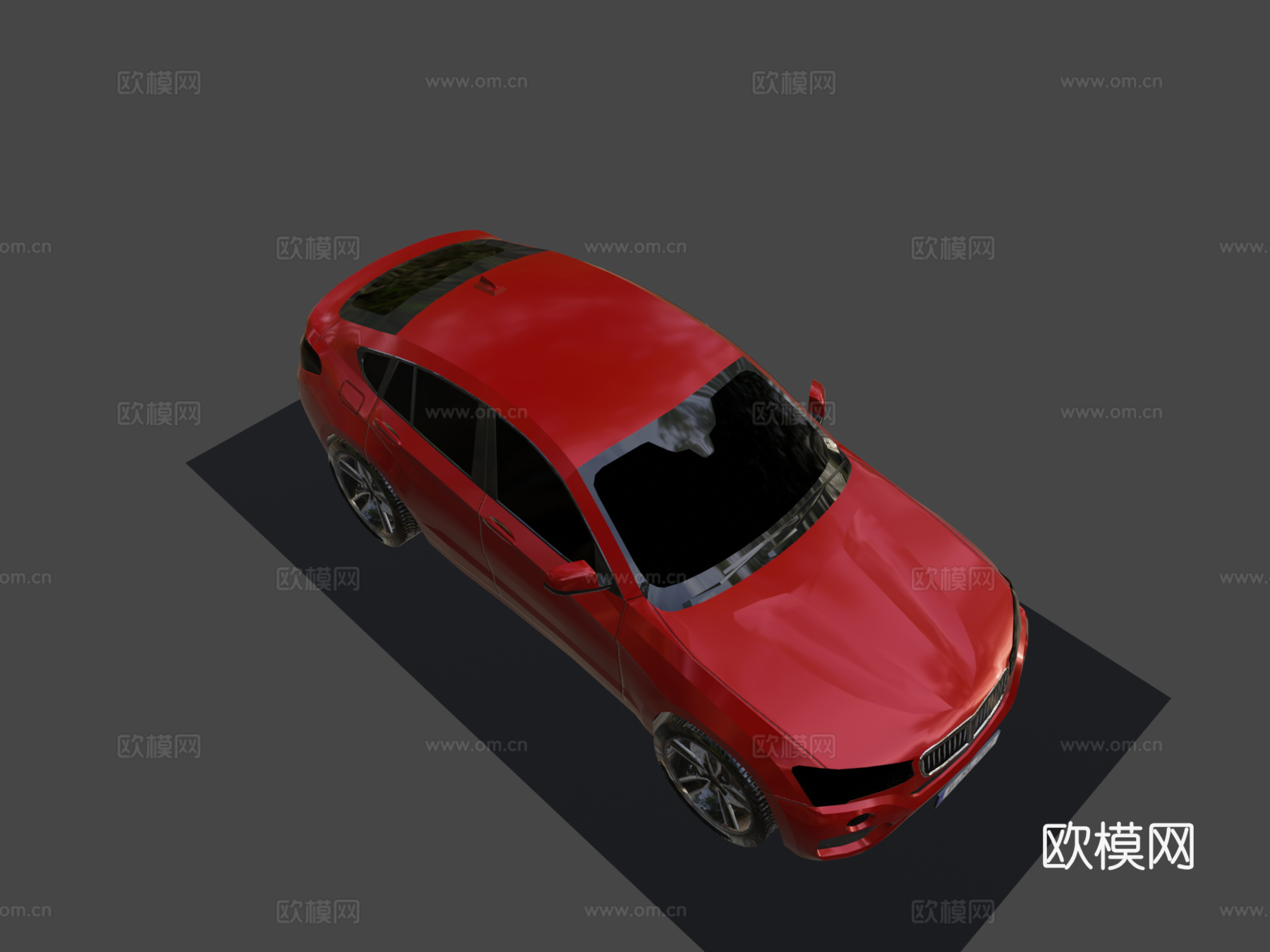 低多边形通用 SUVsu模型