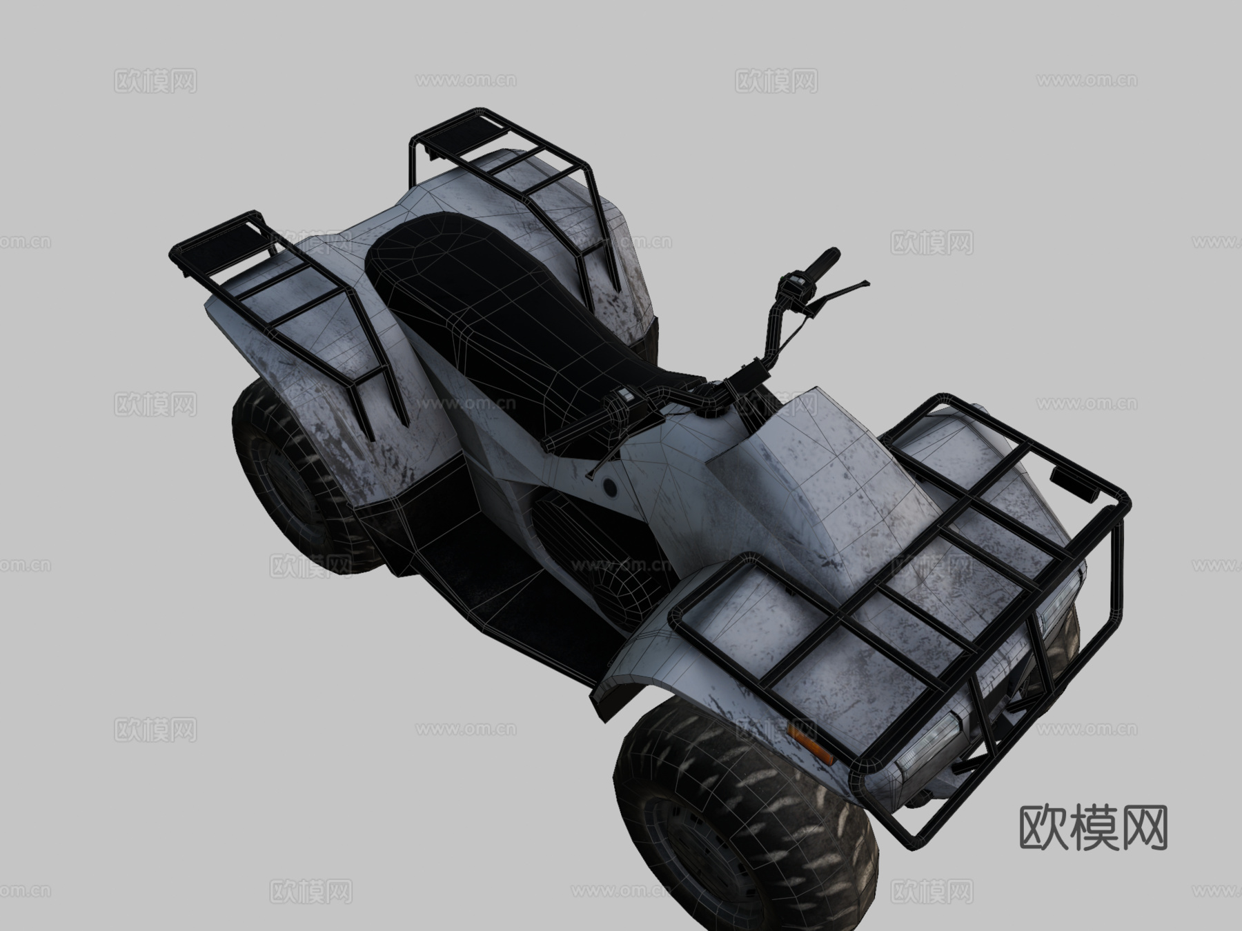 四轮摩托车3Dsu模型