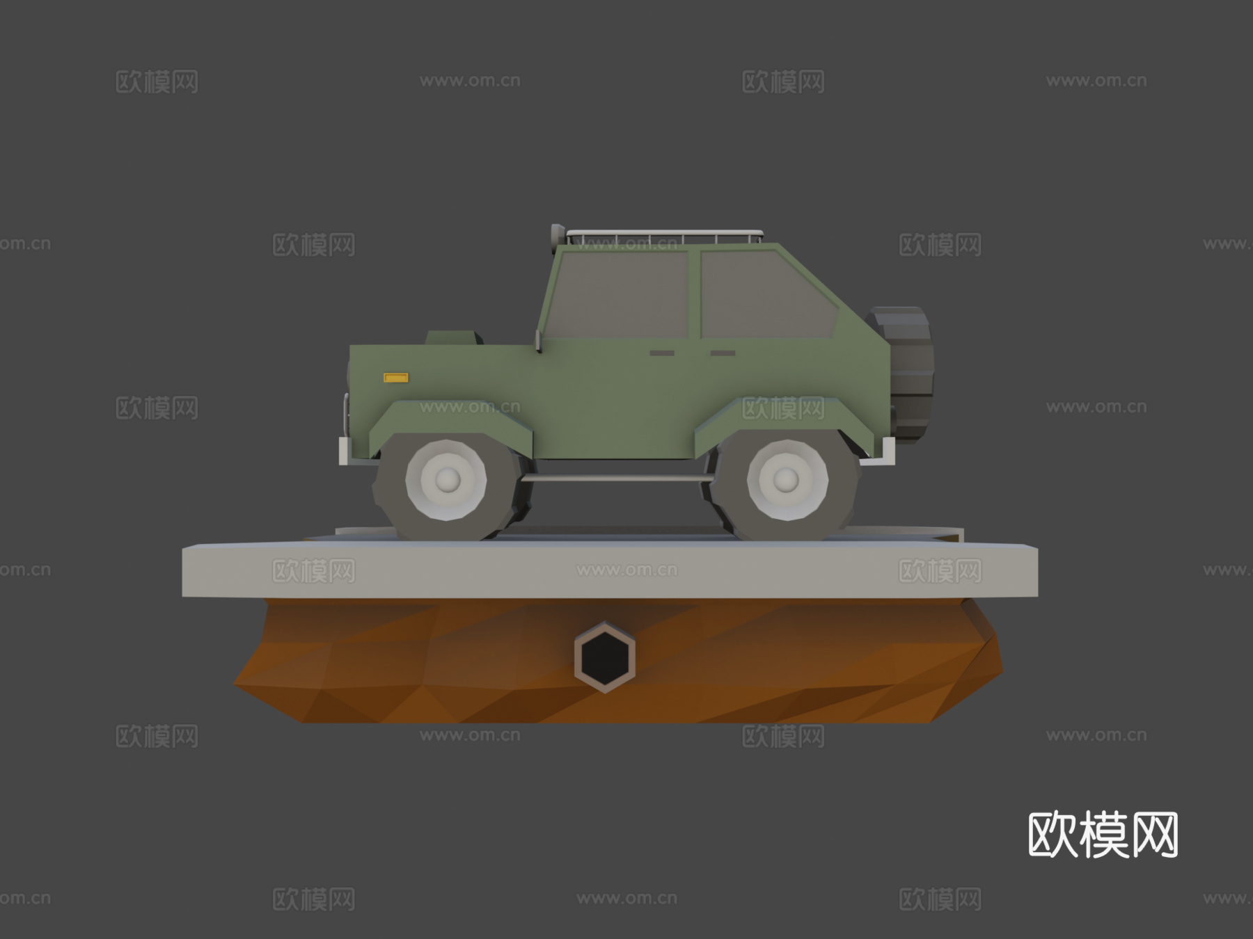 低多边形汽车su模型