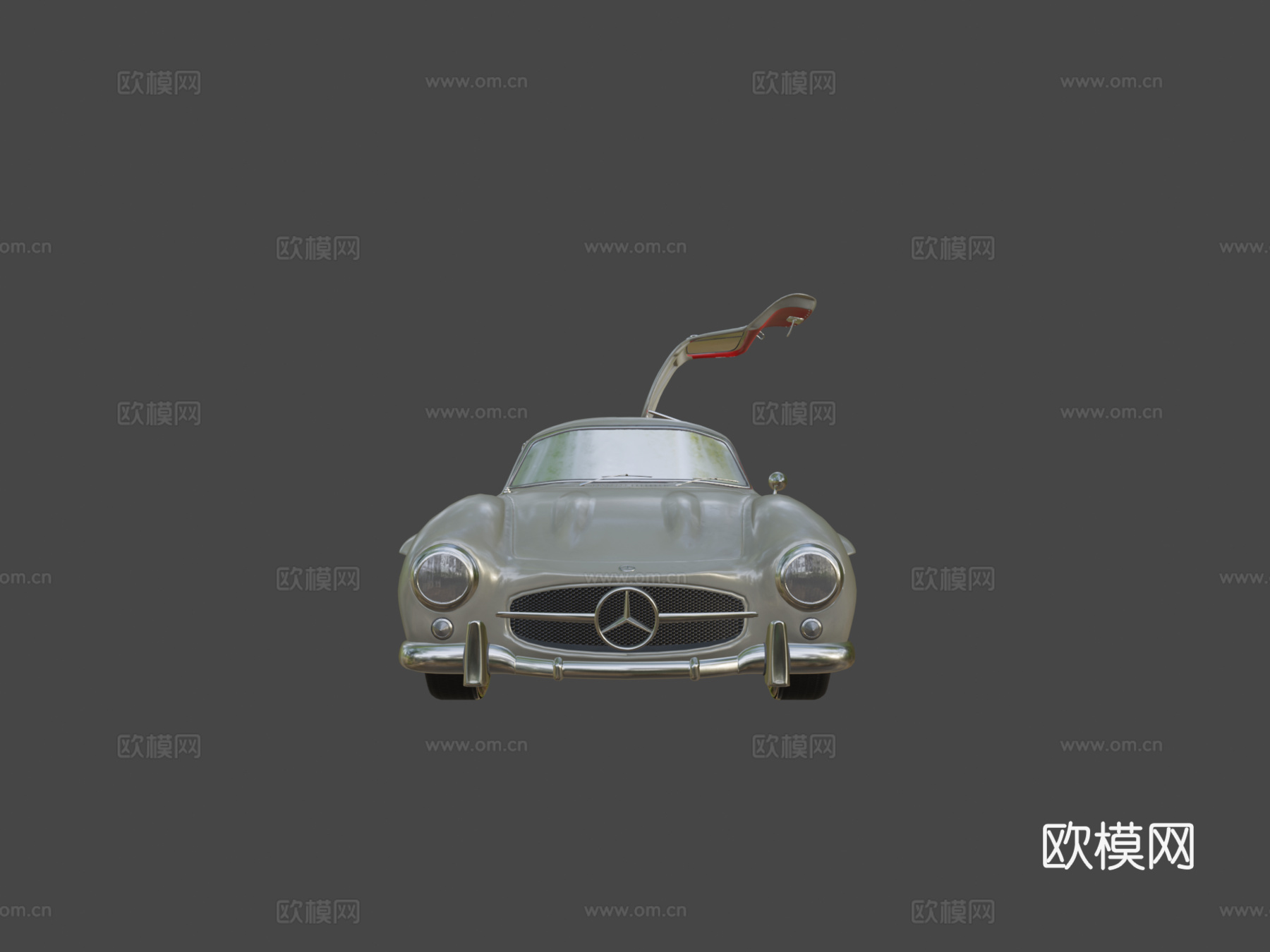 梅赛德斯-奔驰300SL鸥翼su模型