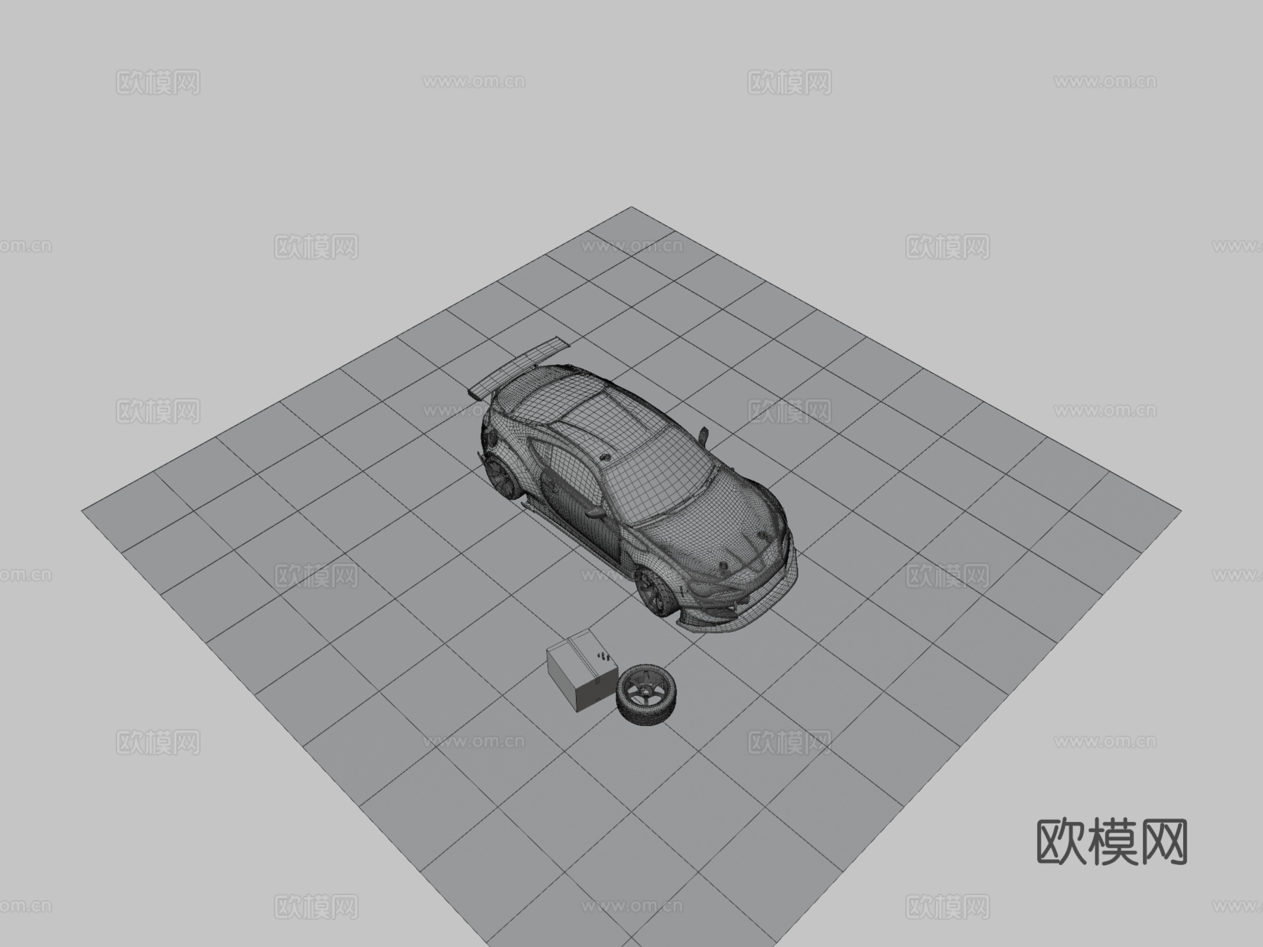 BRZ漂移旅行车su模型