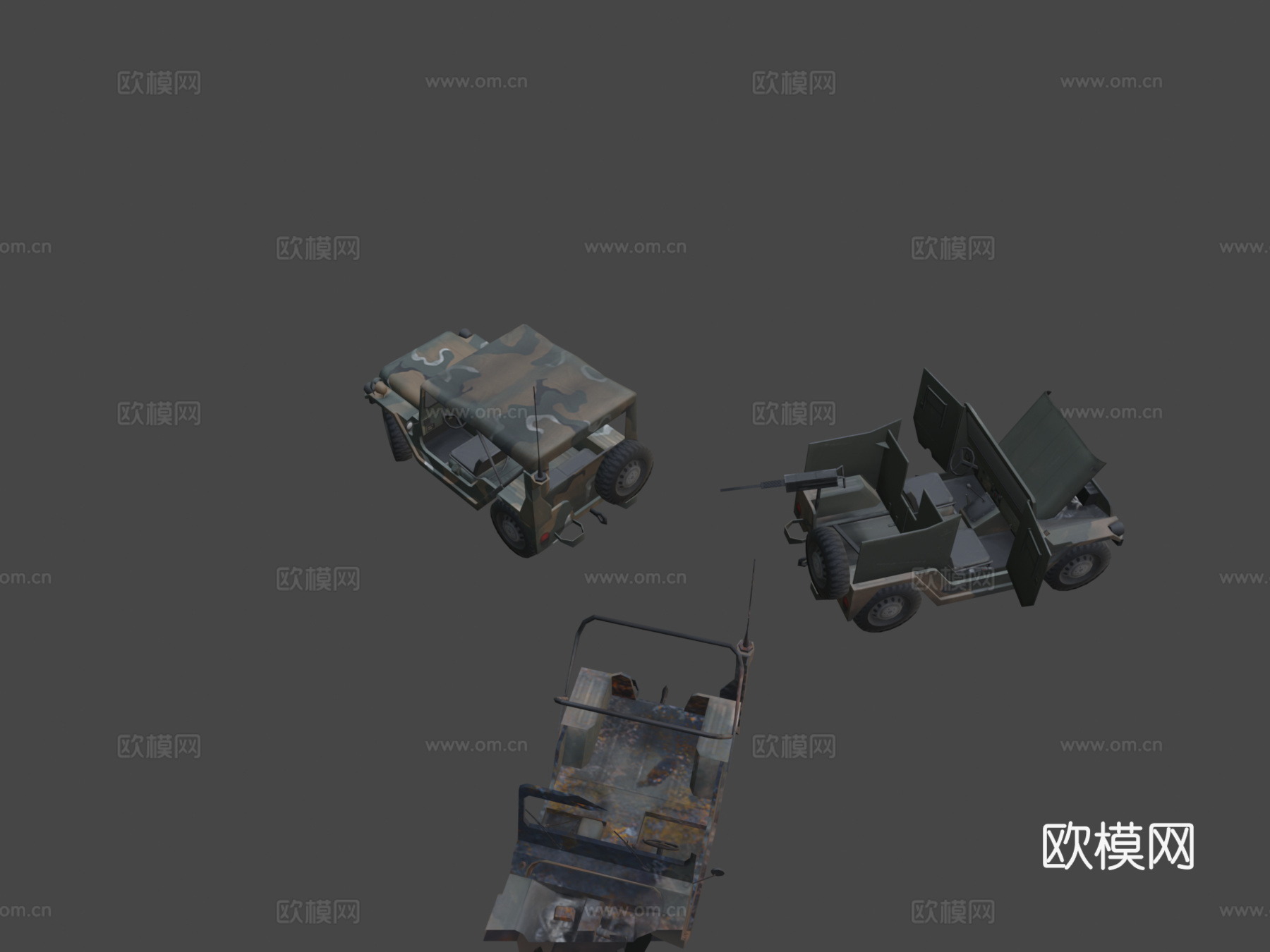 '74 AM通用M151A2 MUTTsu模型