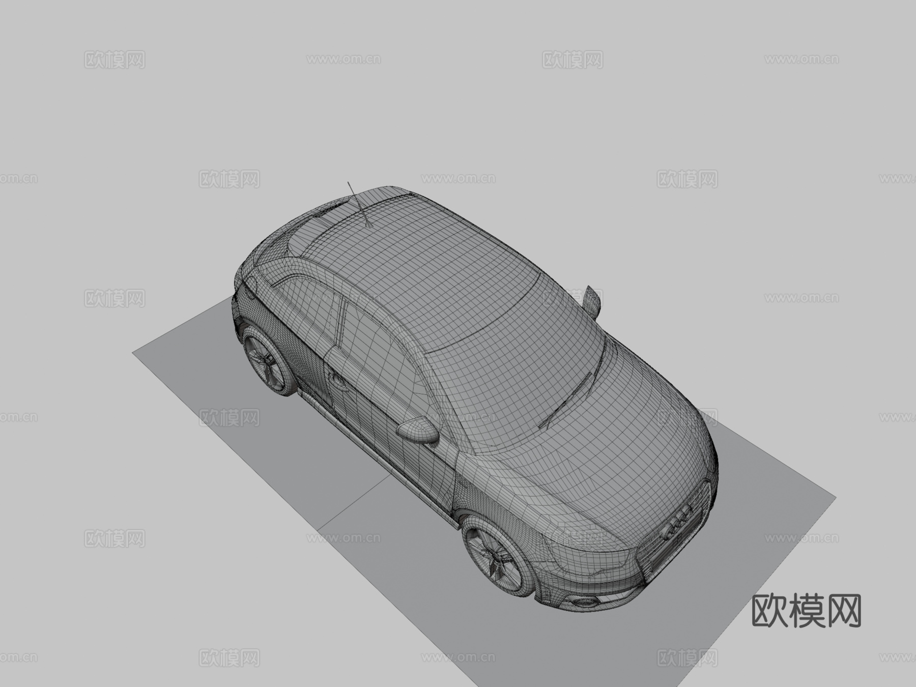 奥迪汽车su模型