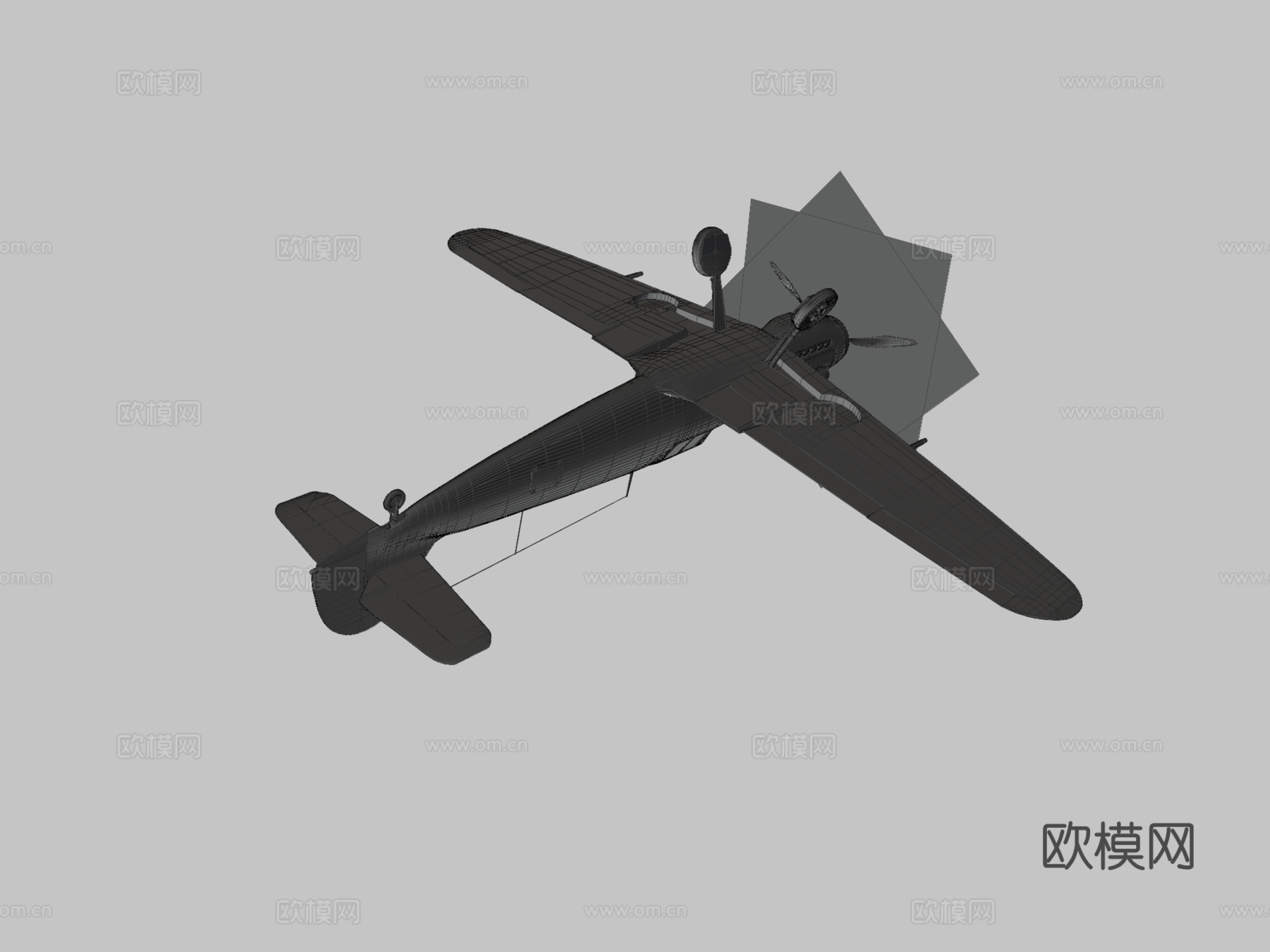 BF 109 F-2梅塞施密特战斗机su模型