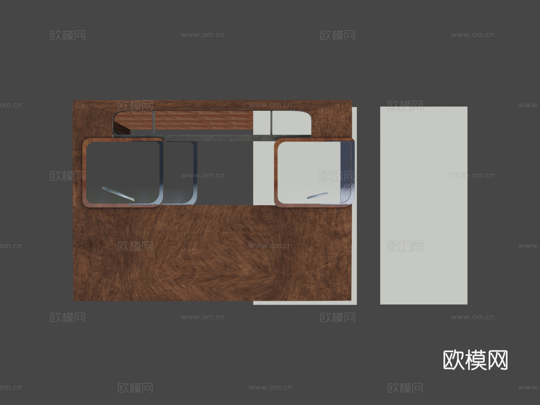 简易火车车厢su模型