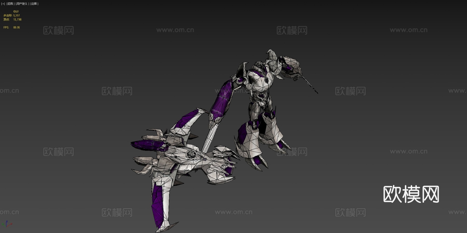 威震天 - 变形金刚领袖之证su模型