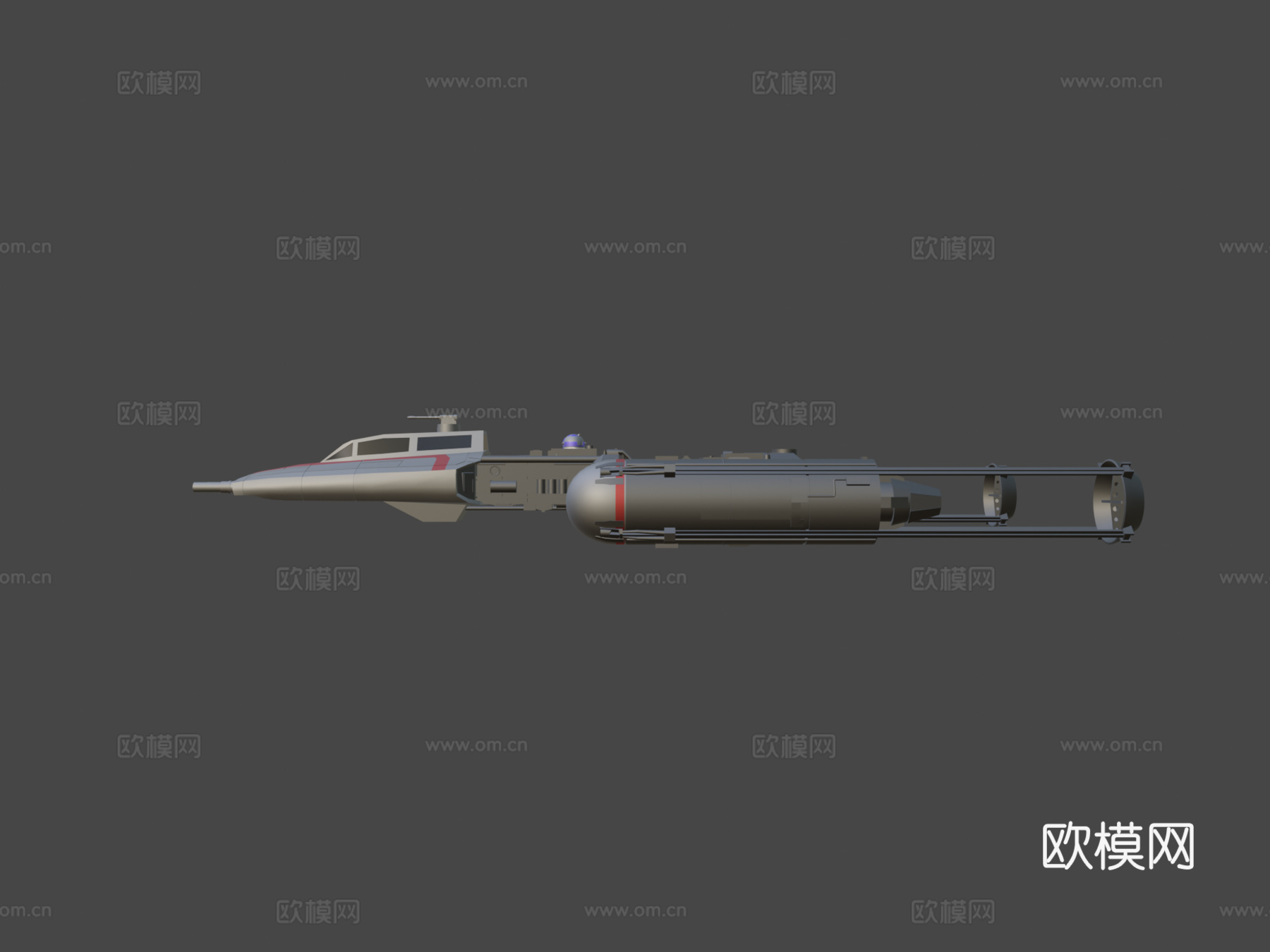 星球大战 - Y翼战机su模型