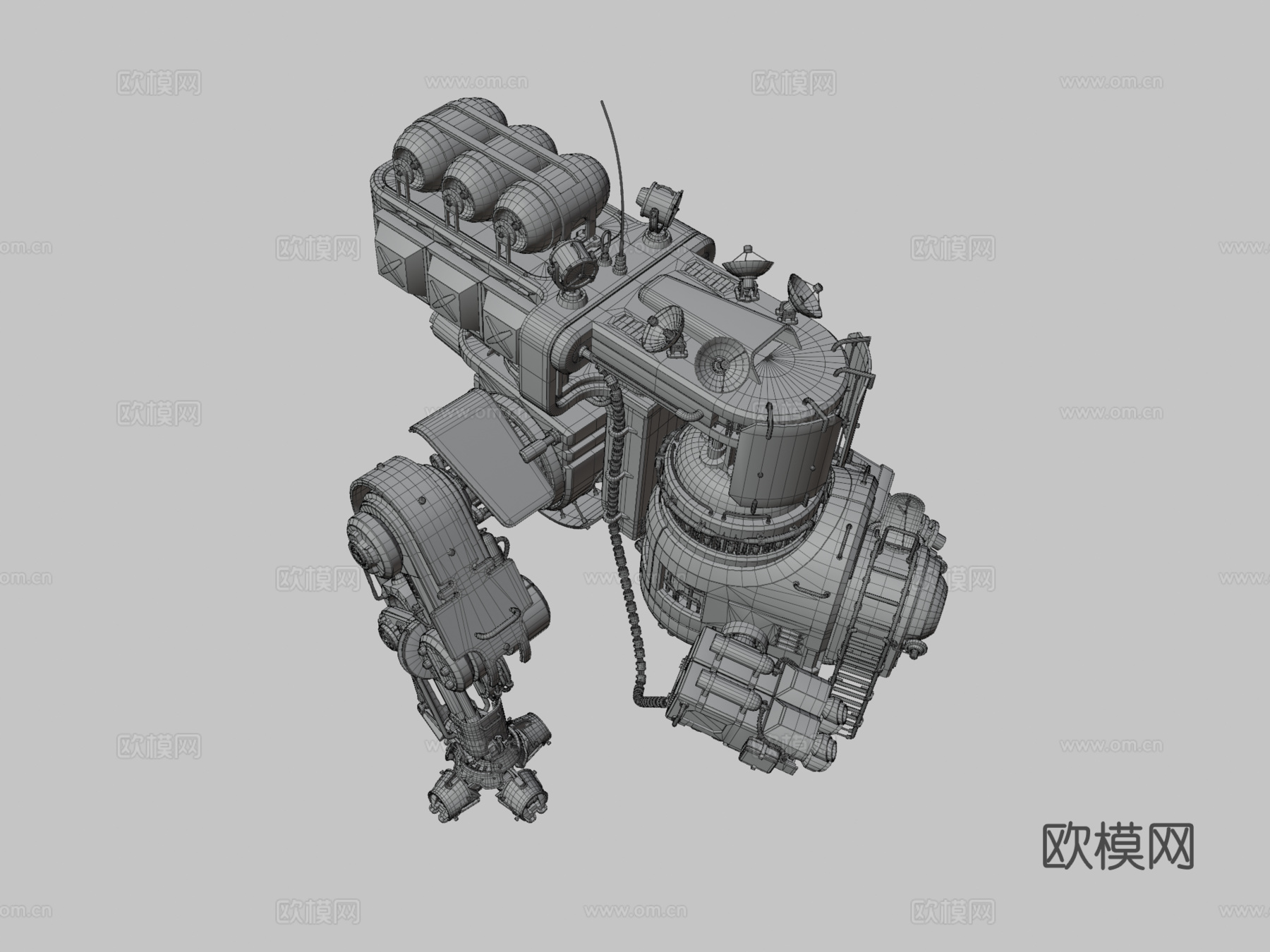 利维坦警用机甲su模型