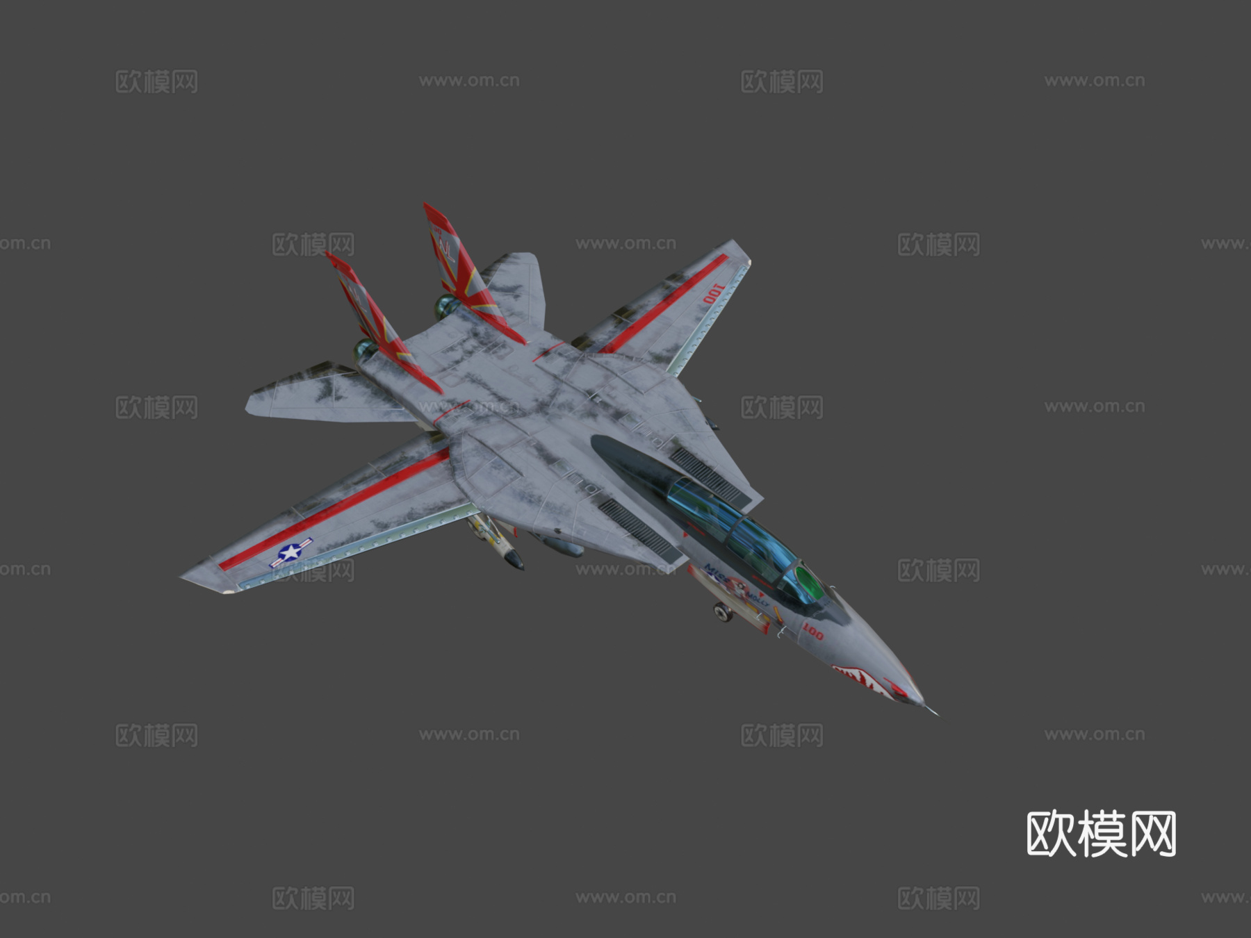 F-14雄猫战斗机su模型