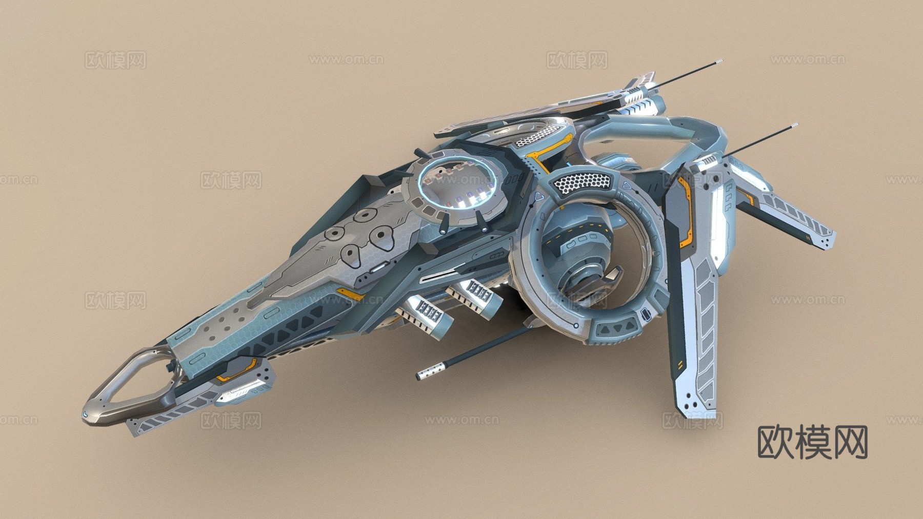 无人机V2赛博科技su模型