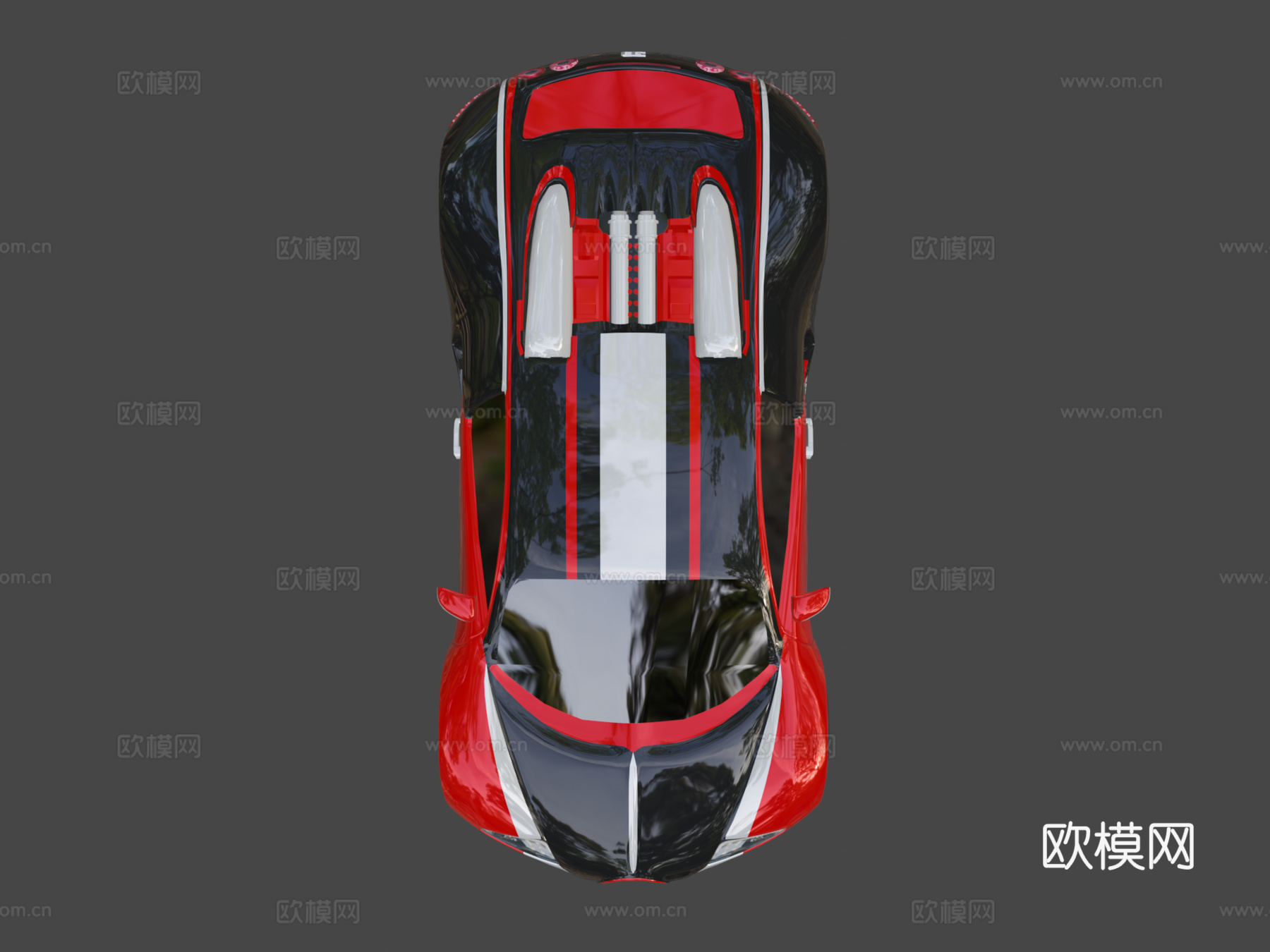 布加迪威龙16.4超级运动版 - 低多边形su模型