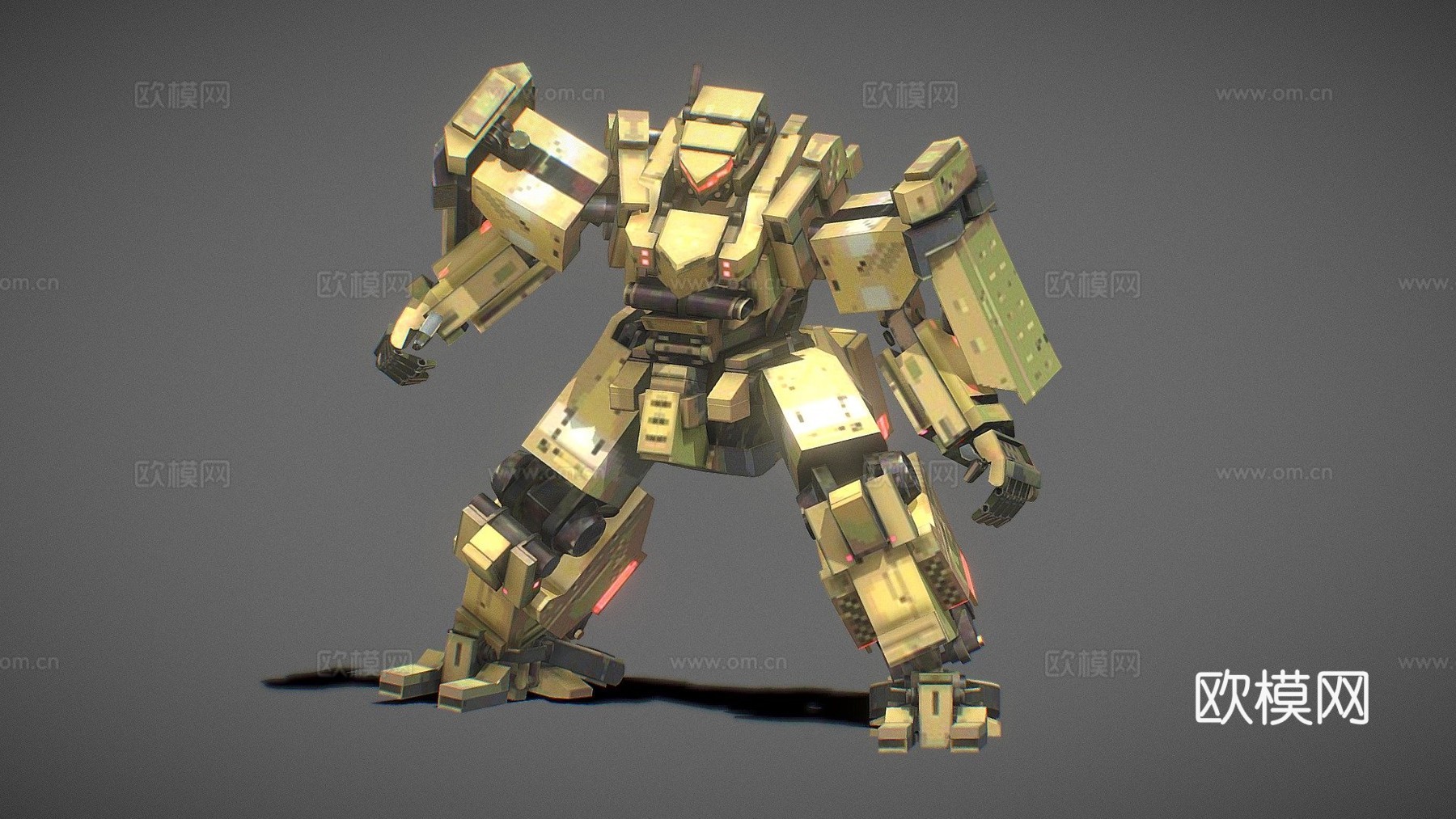 战争前线机甲概念su模型