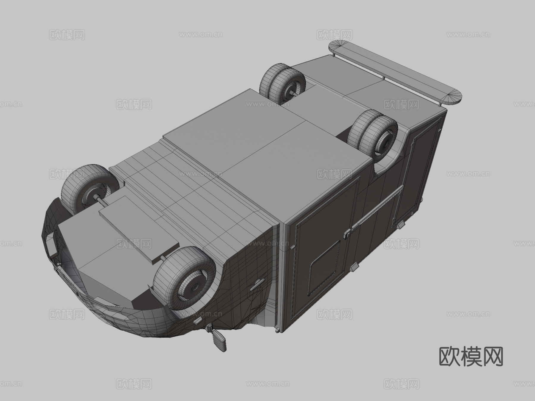 救援车 - 救护车 - 救护车su模型