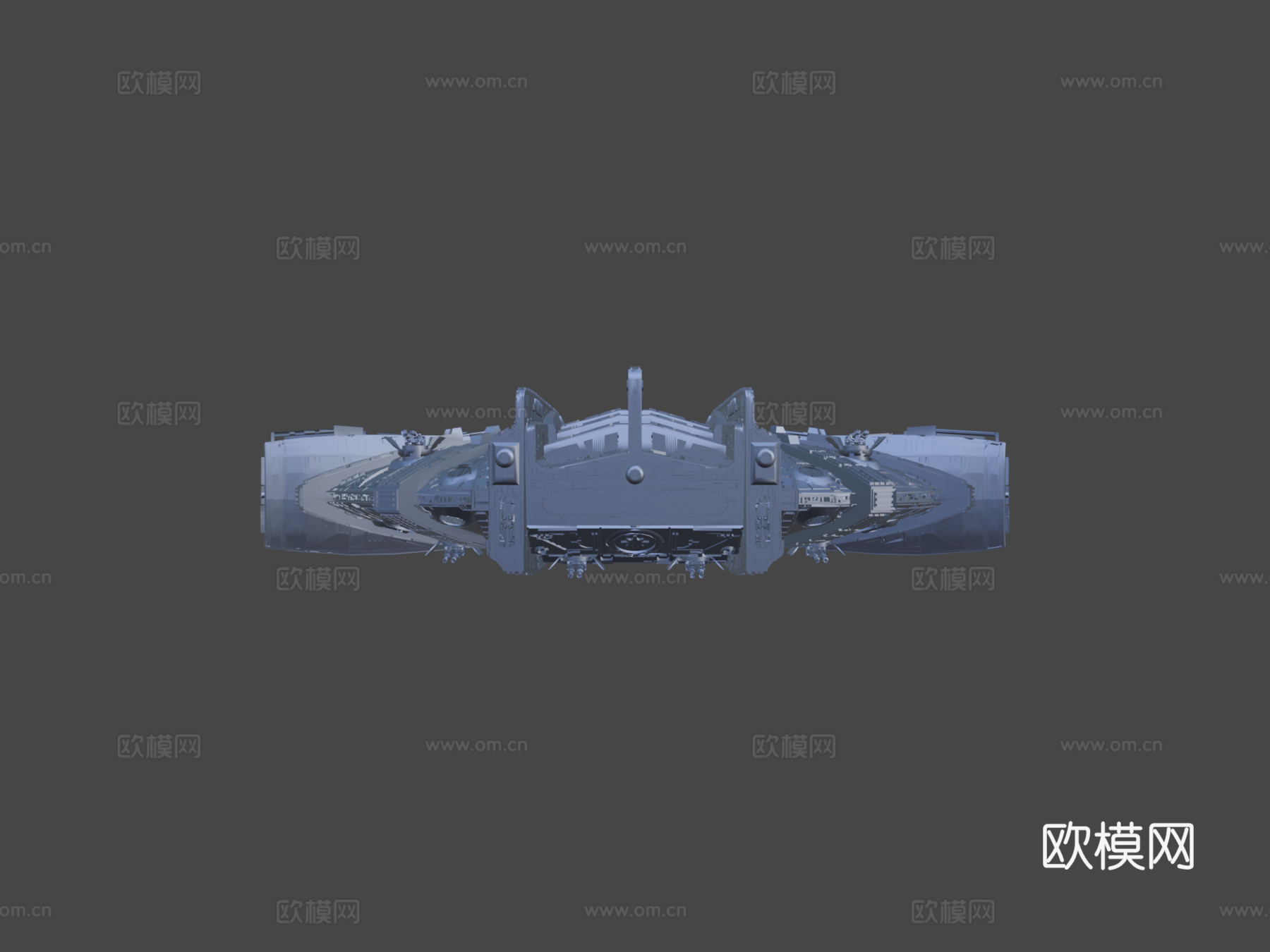 XB982星际飞船展示模型su模型