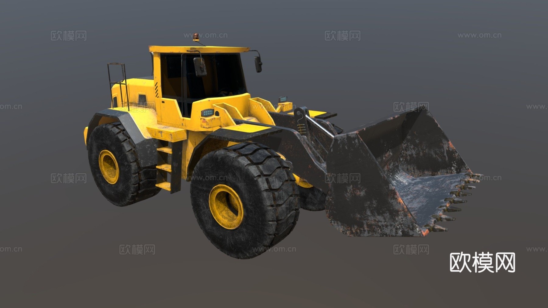 轮式装载机su模型