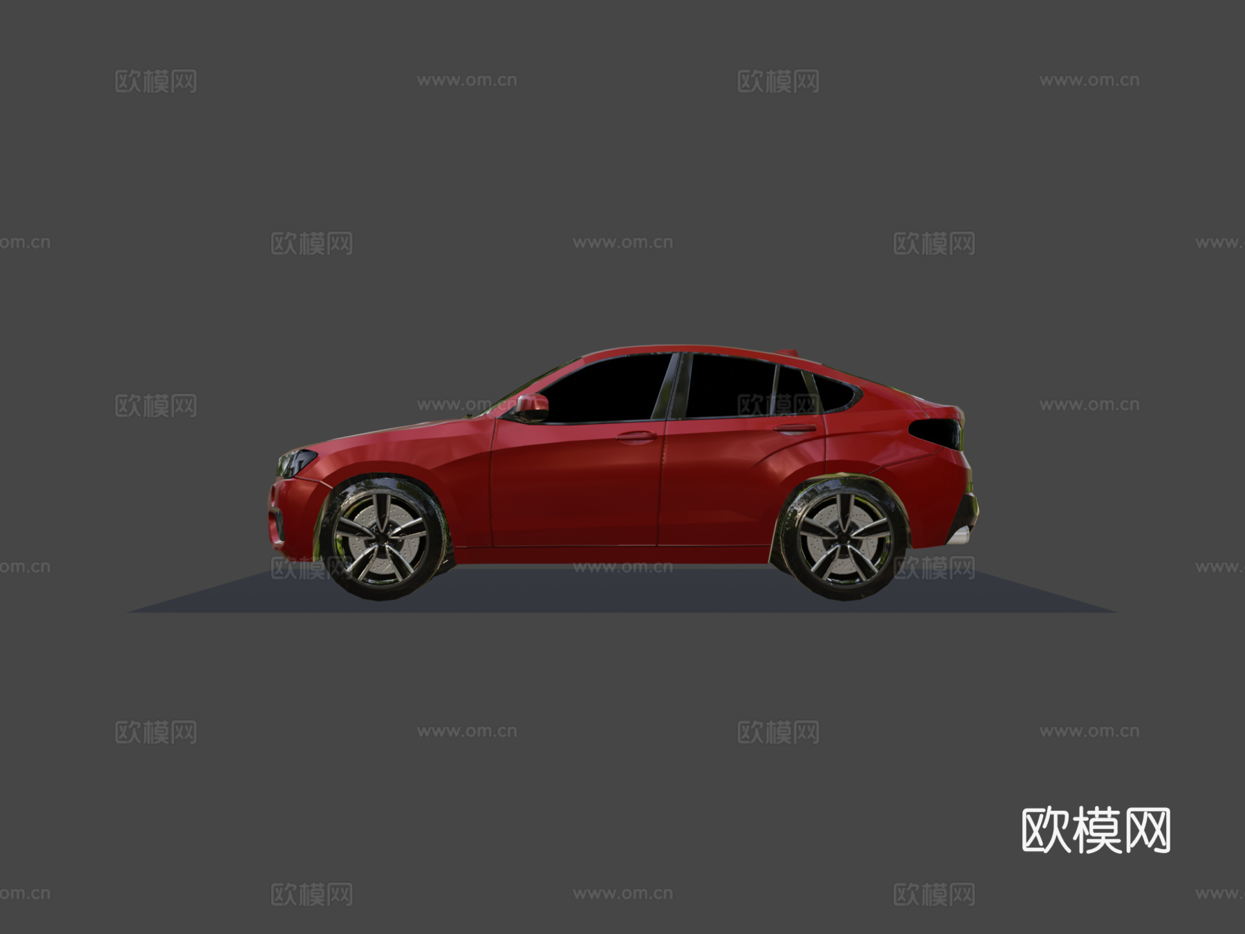 低多边形通用 SUVsu模型