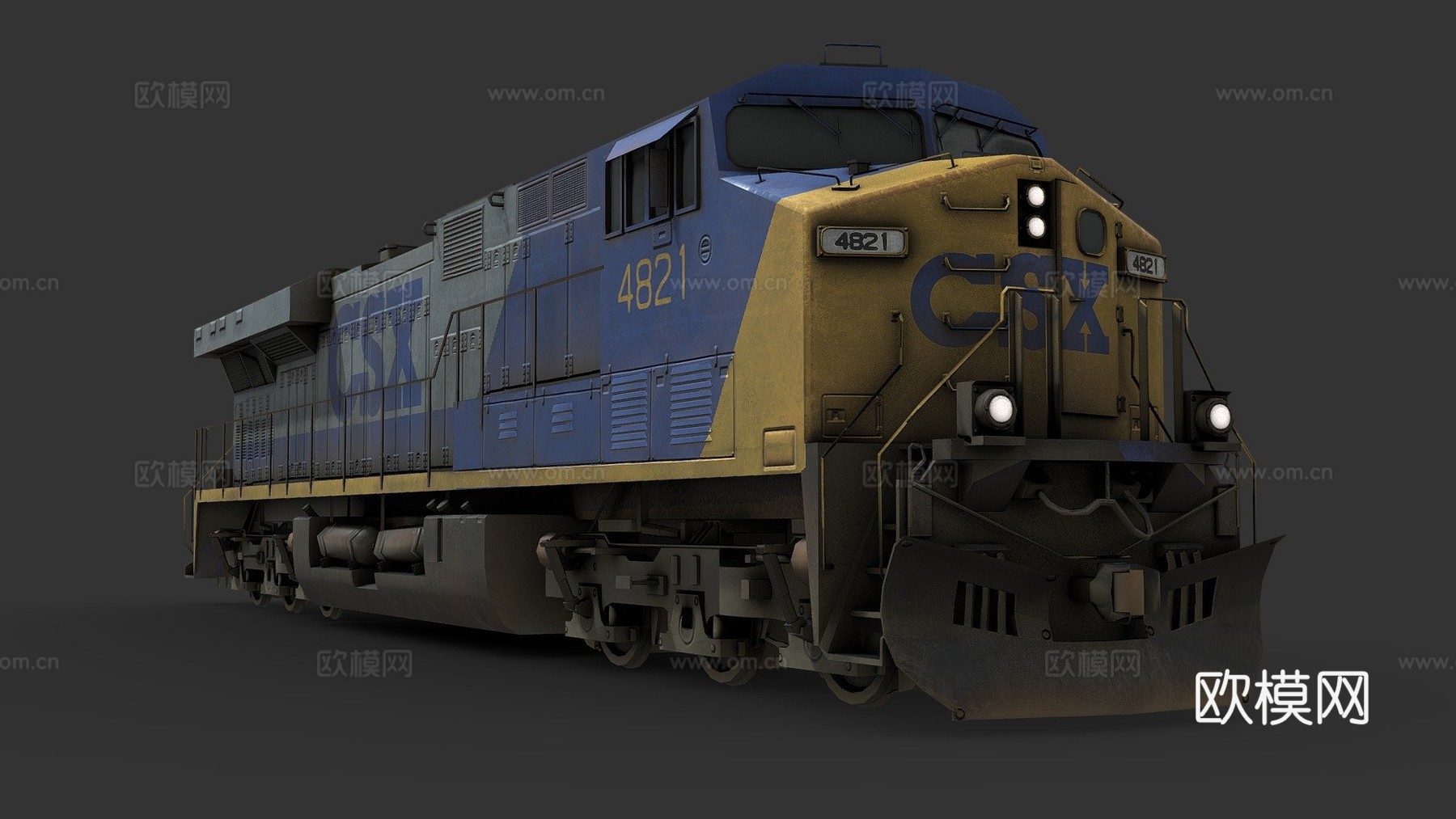 柴油机车su模型