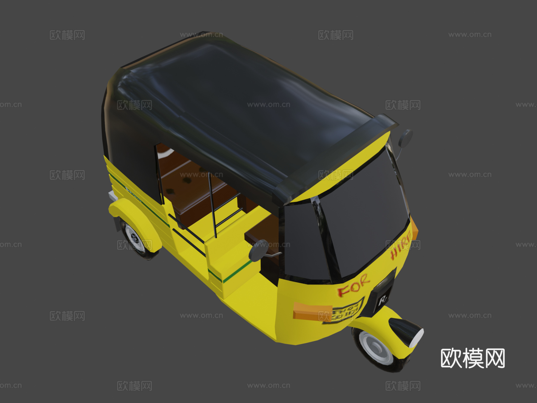 自动三轮车su模型