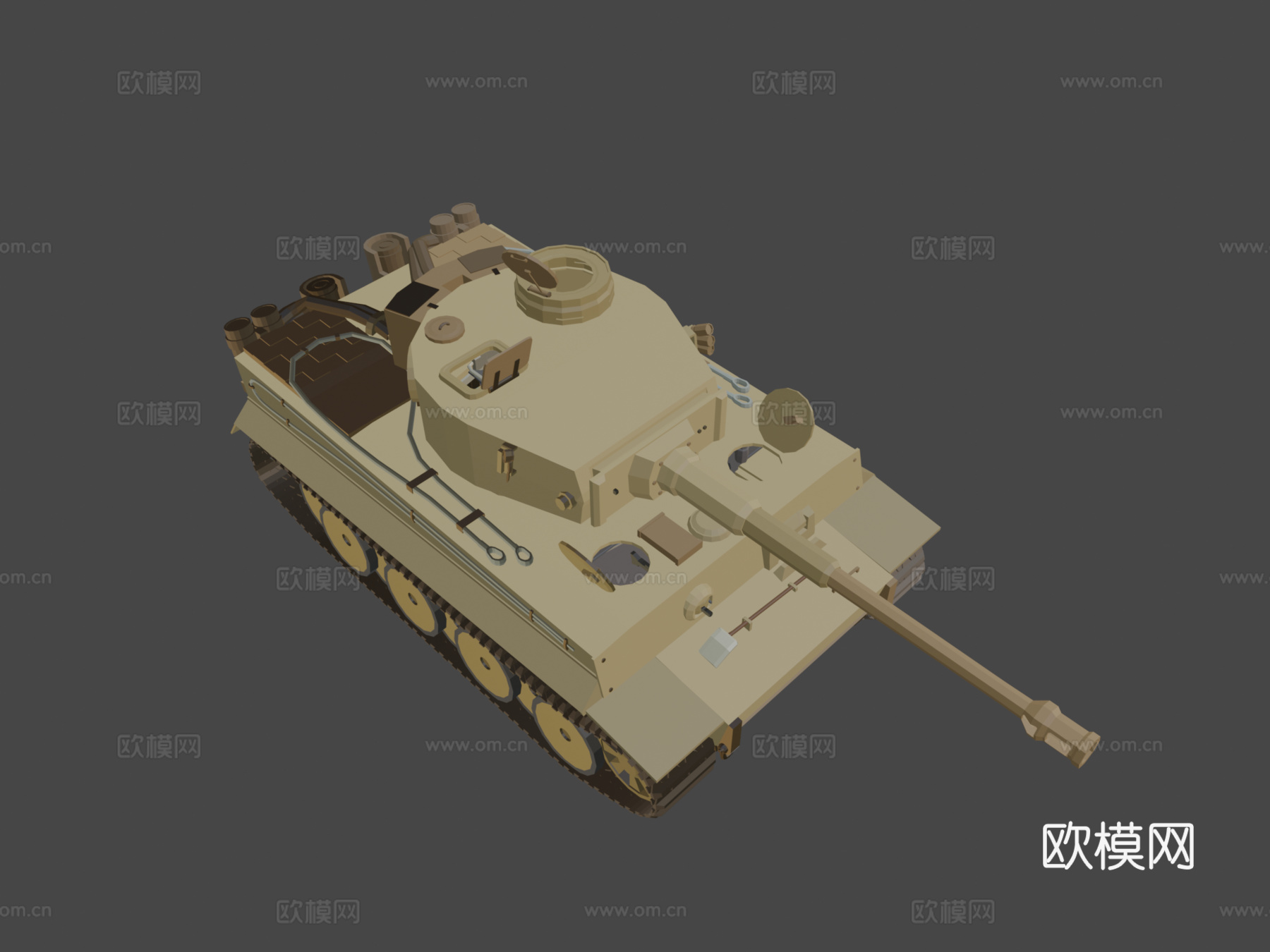 Pz6虎式1型坦克-内部su模型