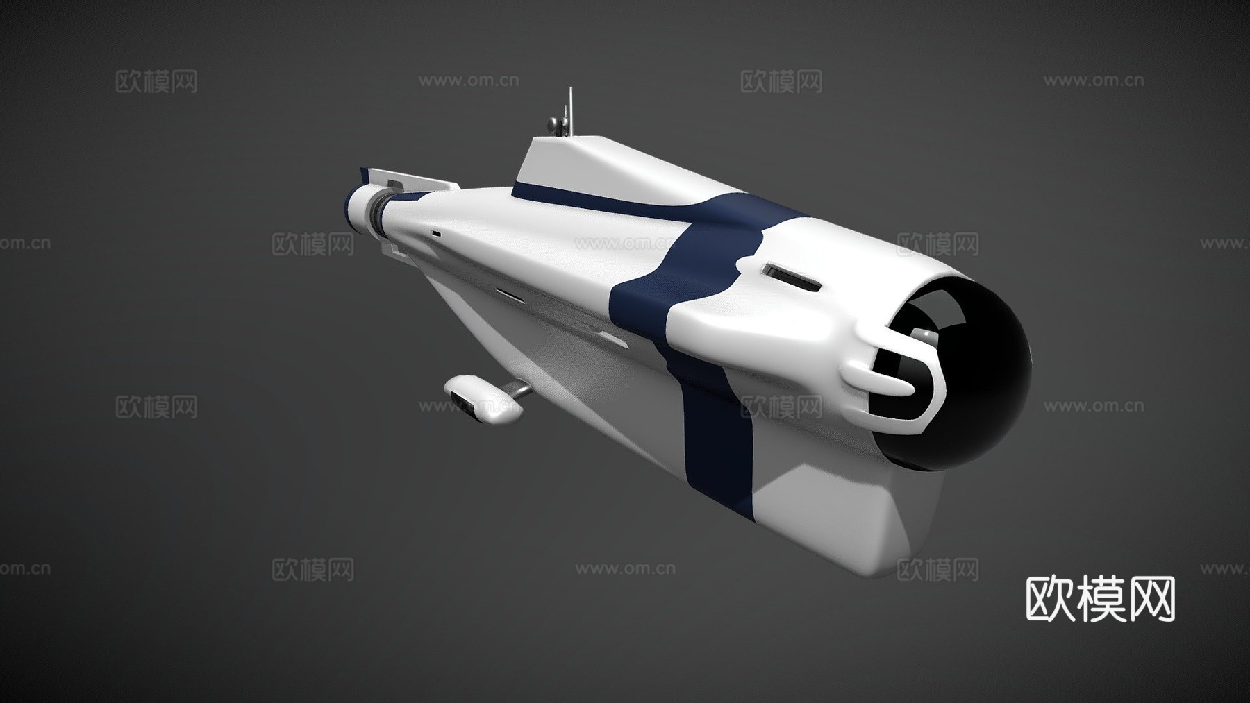 独眼巨人号潜水艇su模型