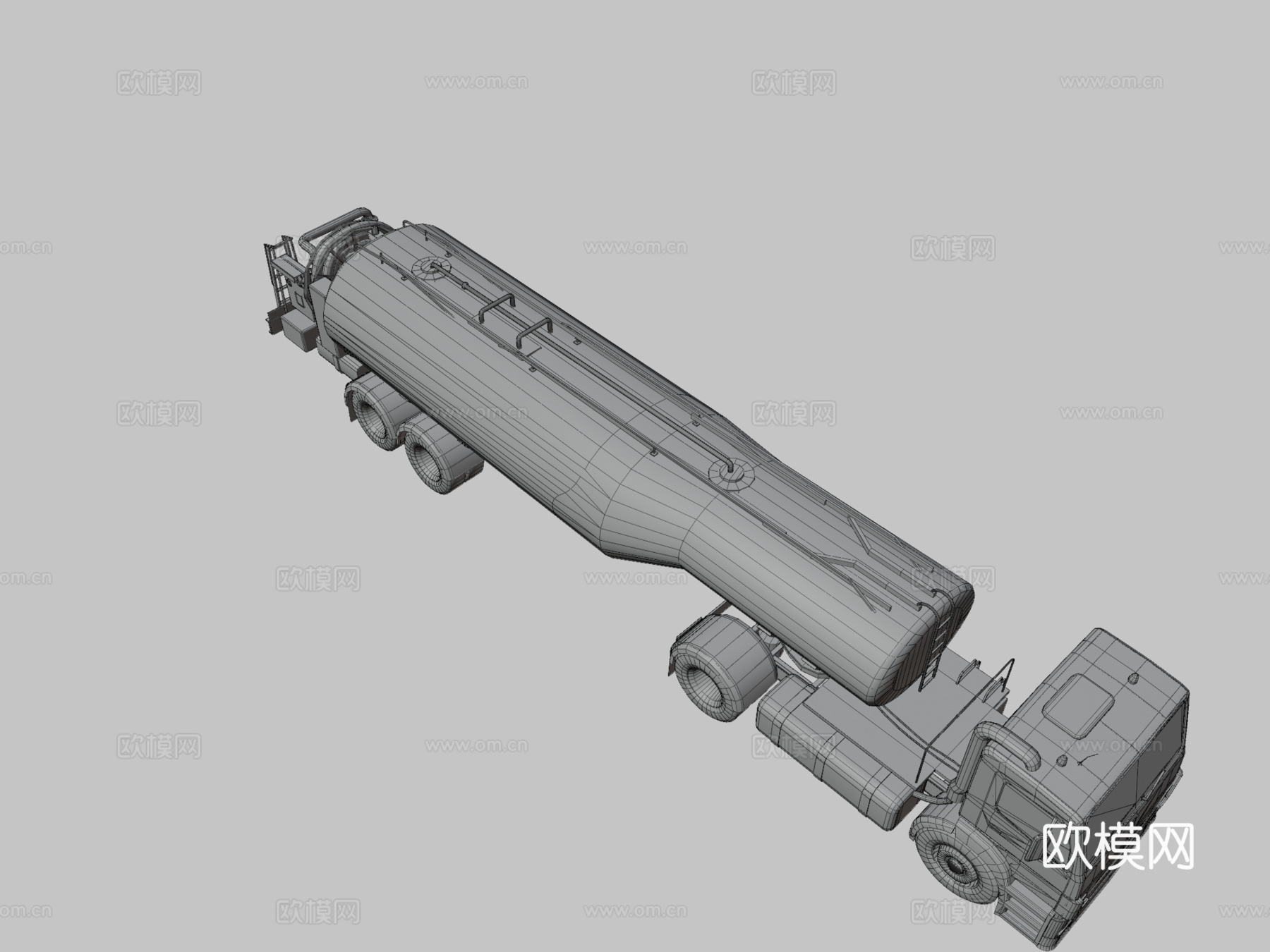 燃料卡车su模型