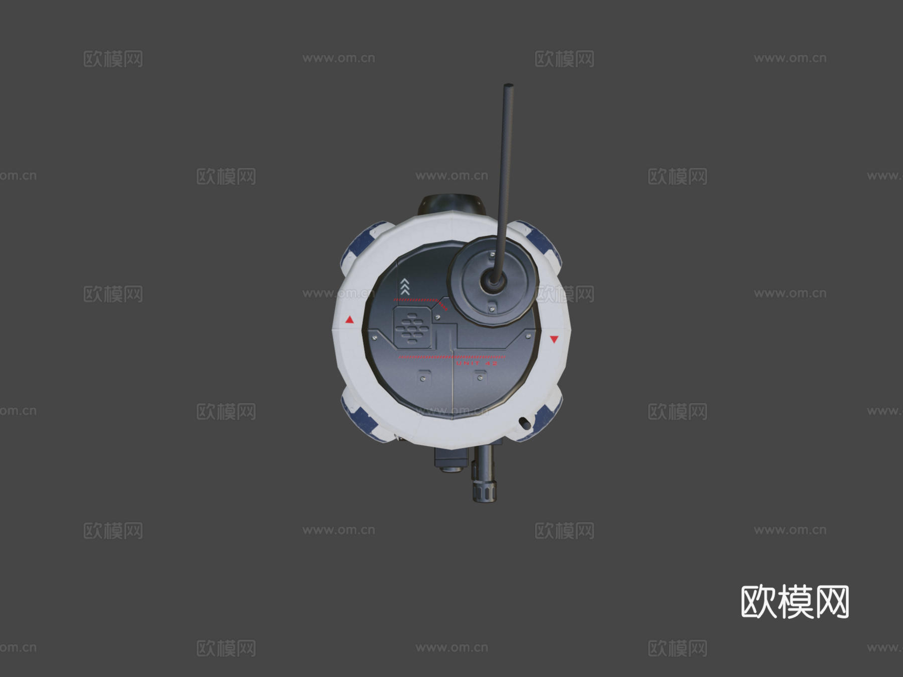 警用无人机su模型