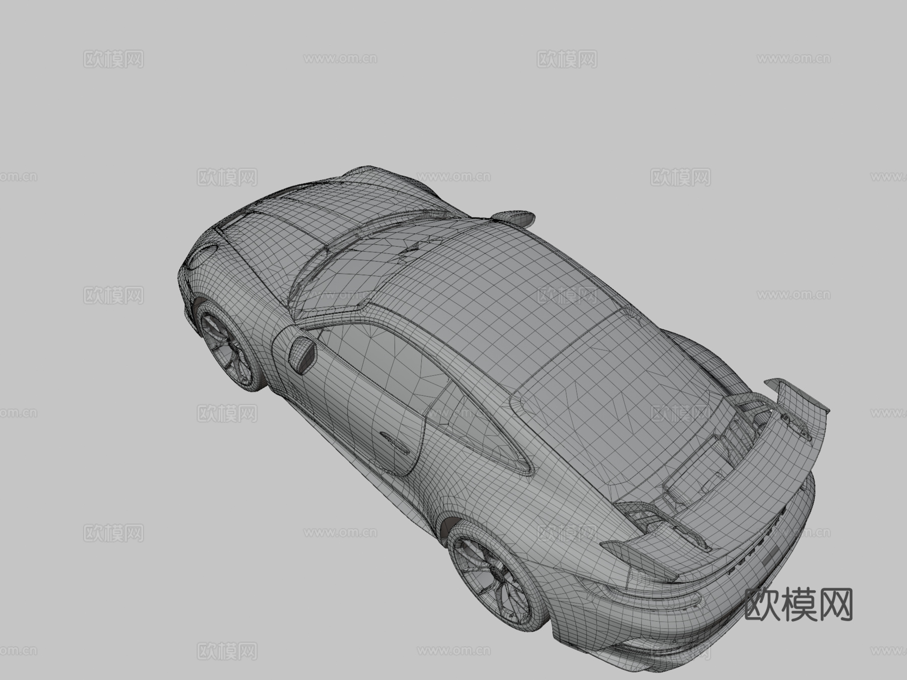 保时捷911 GT3（极高品质）su模型