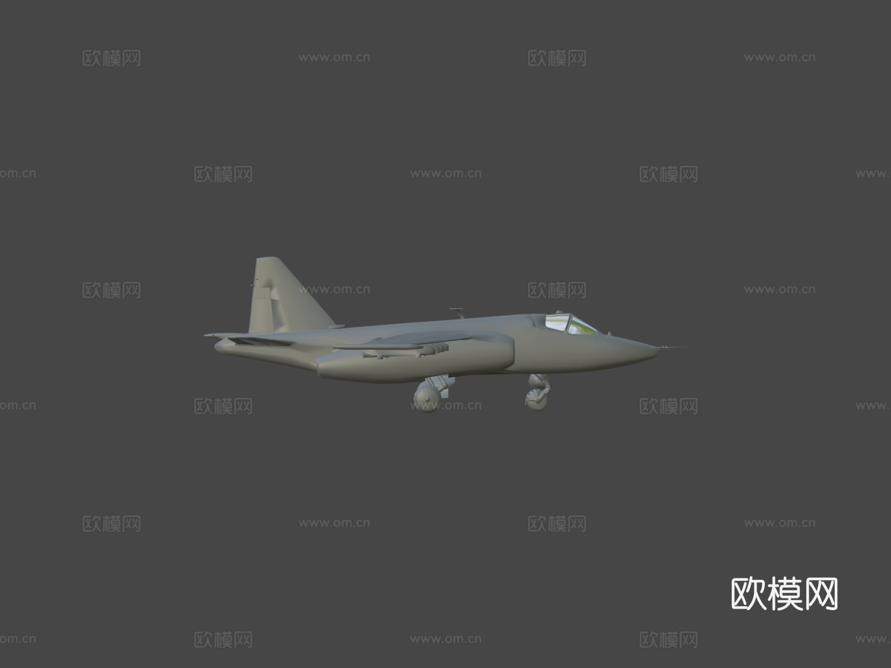 SU-25蛙足喷气战斗机su模型