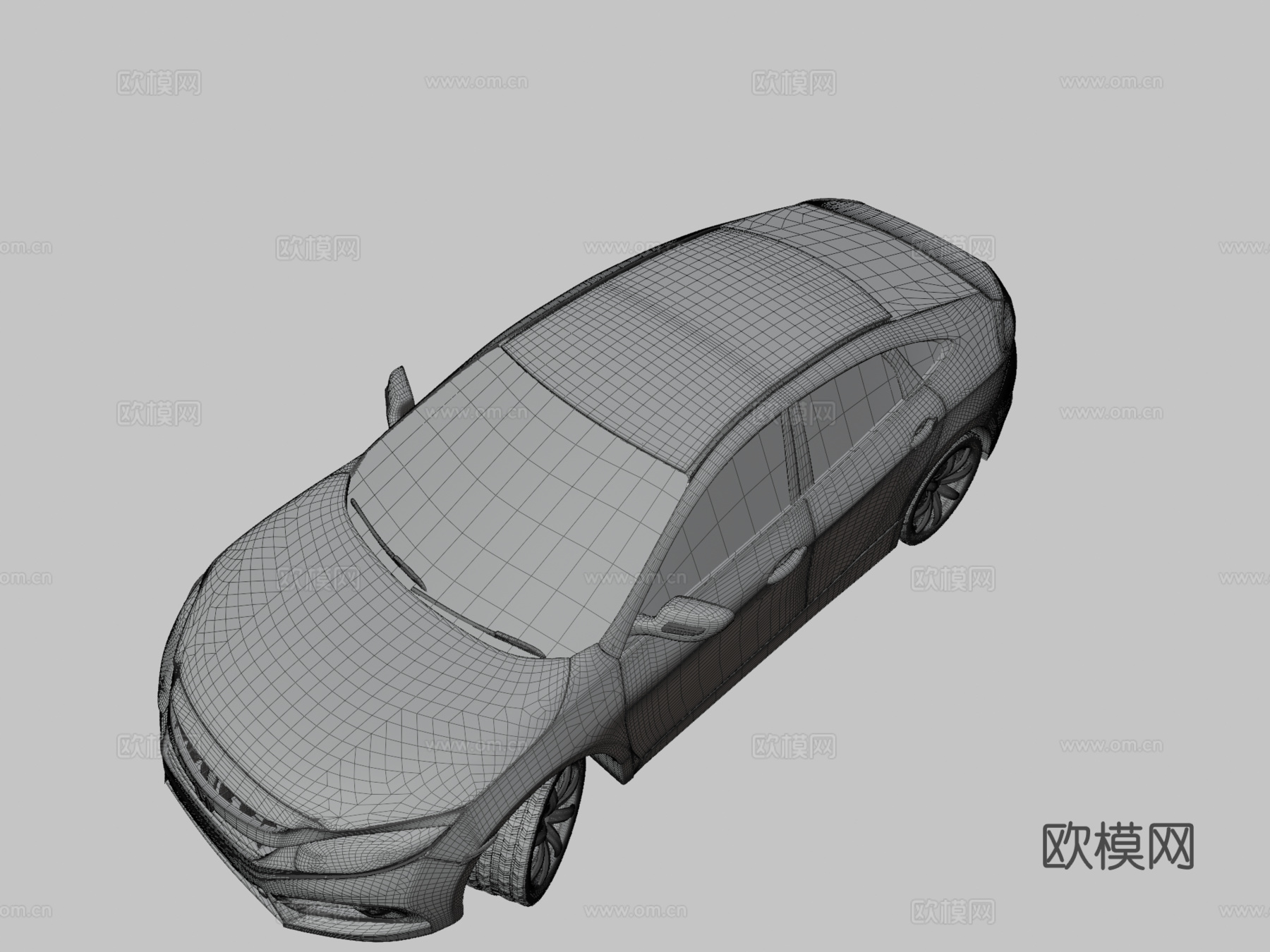 本田思域su模型