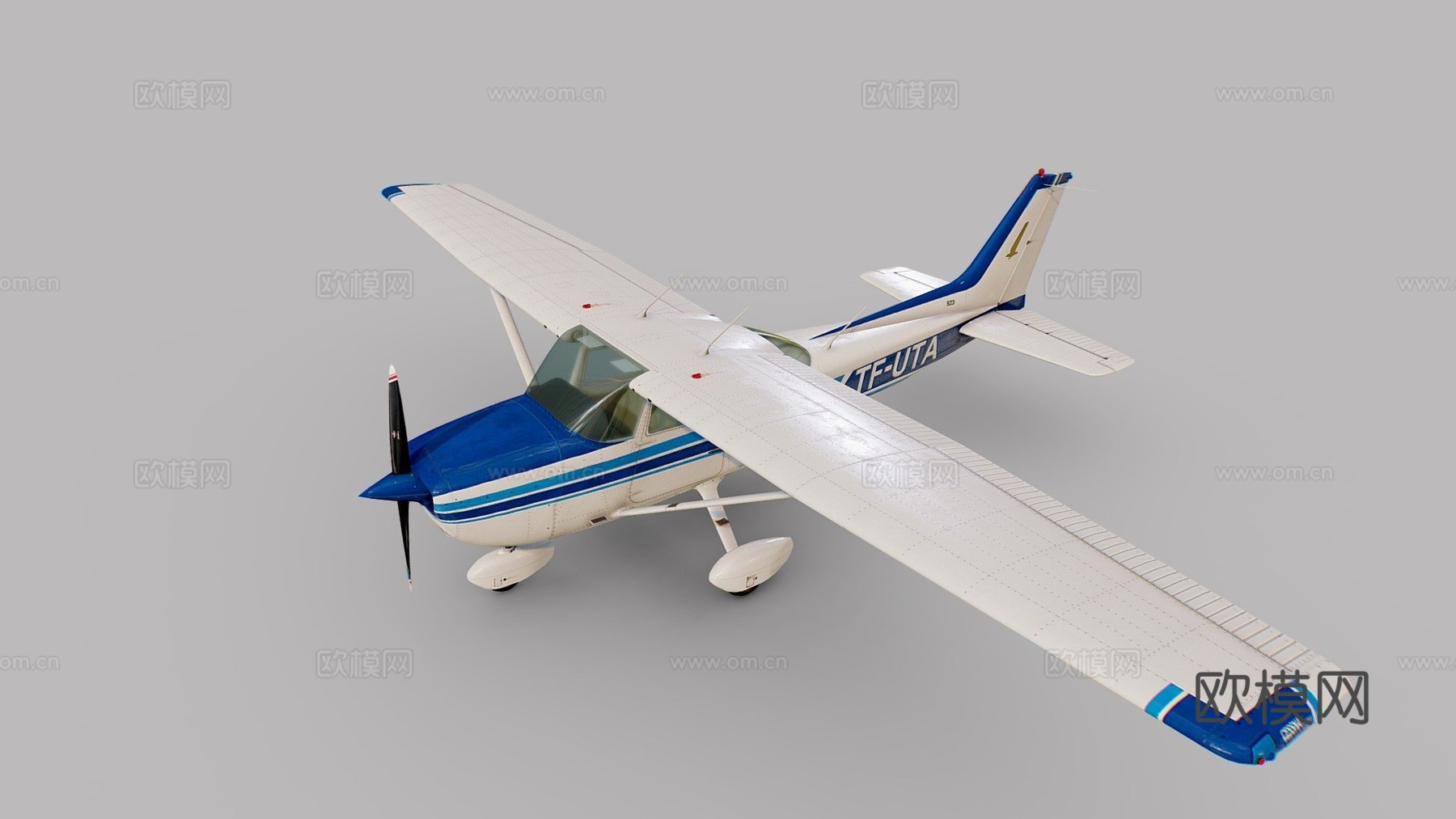 塞斯纳-172飞机su模型