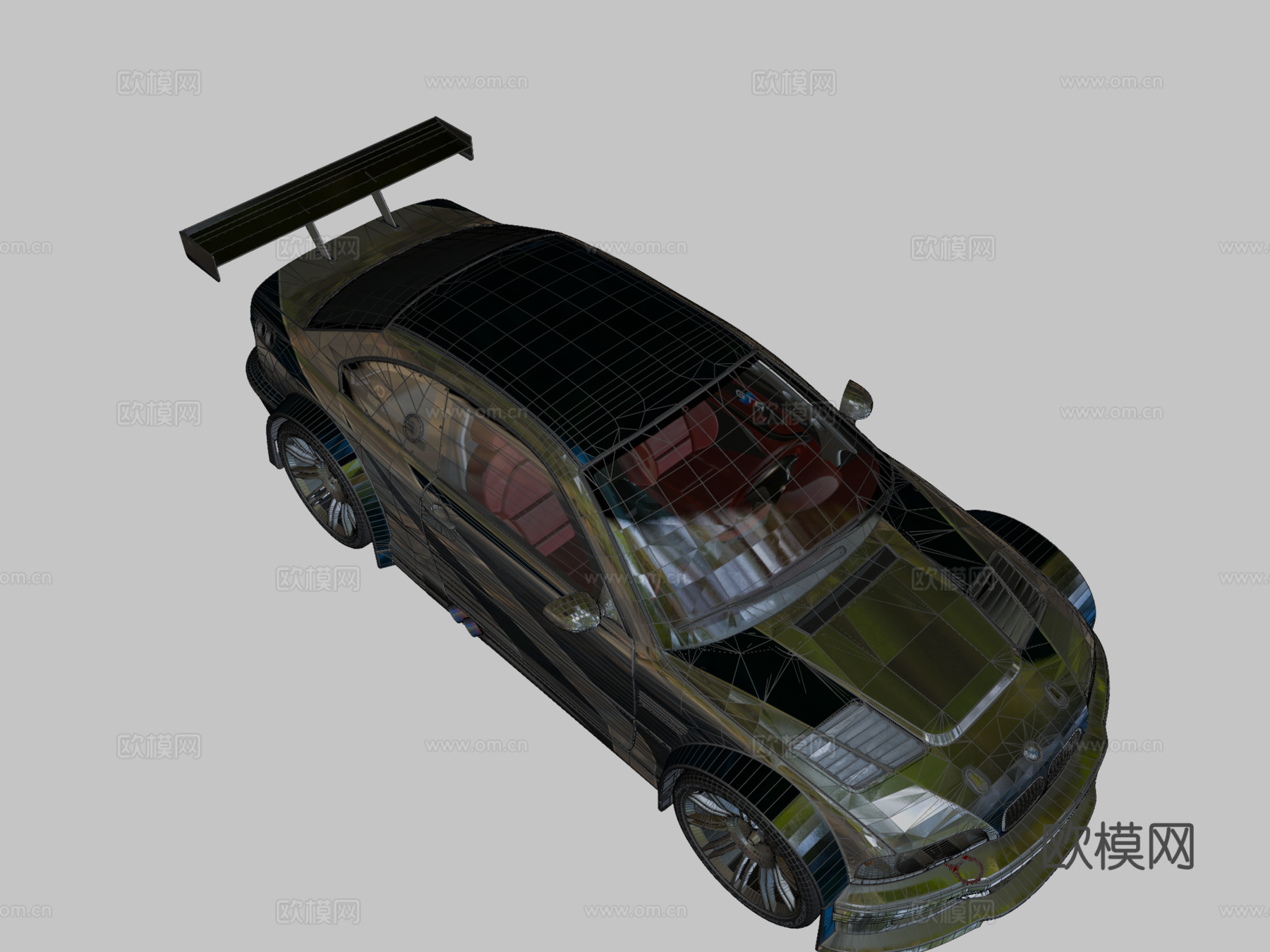 宝马M3 GTR-E46型（极品飞车-最高通缉）su模型