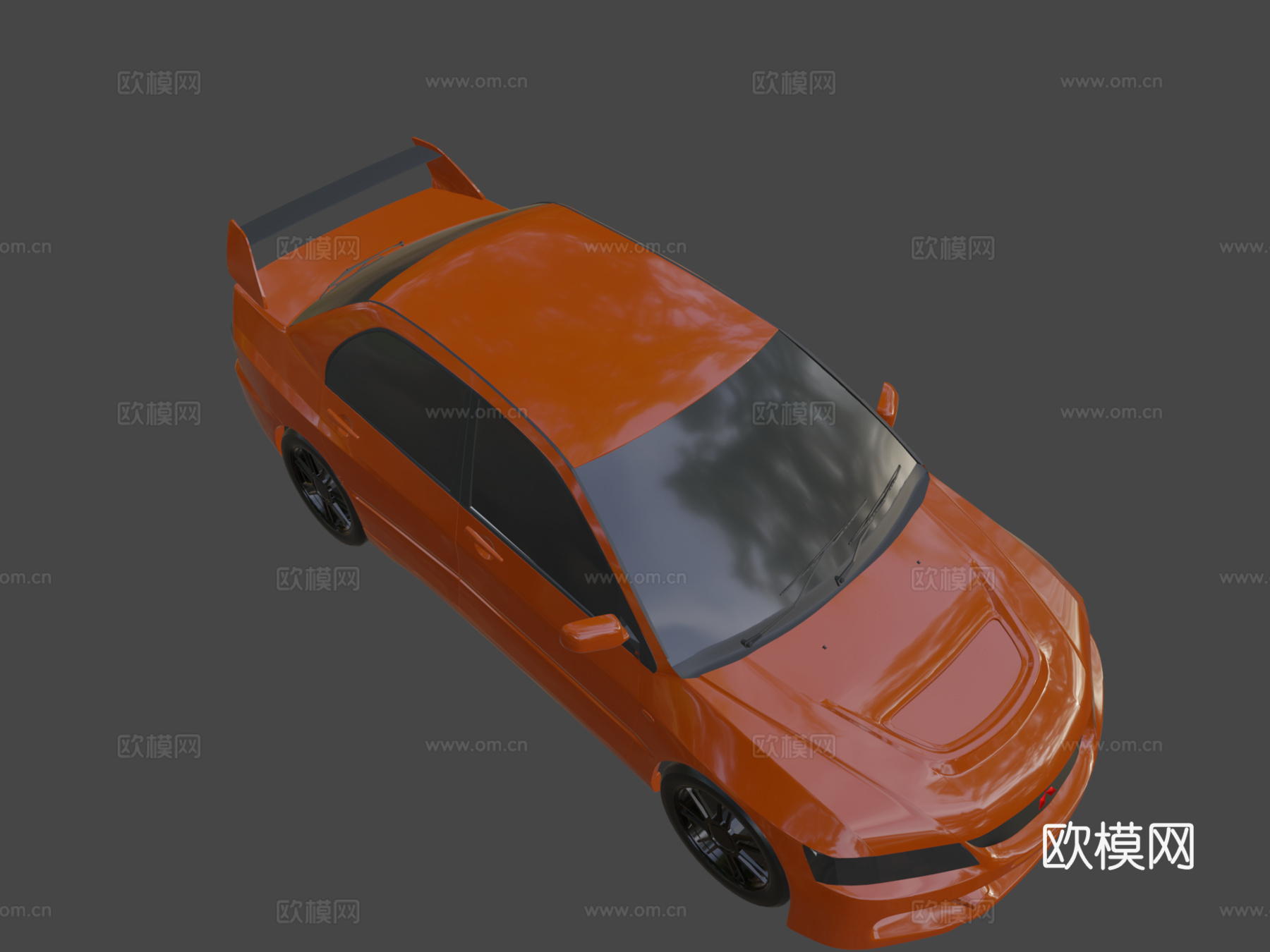 三菱蓝瑟翼豪陆神IXsu模型