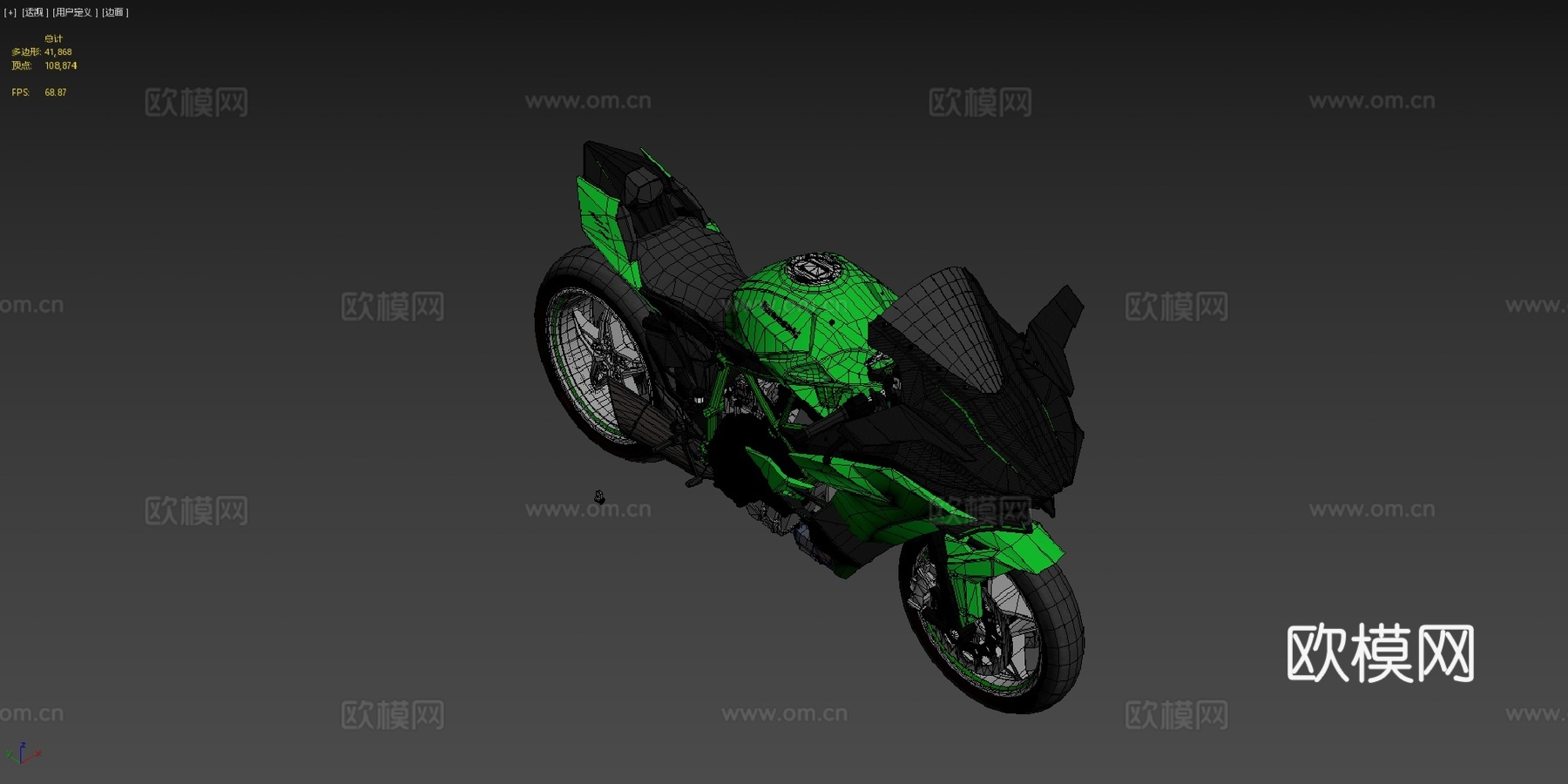 川崎H2R三维模型su模型