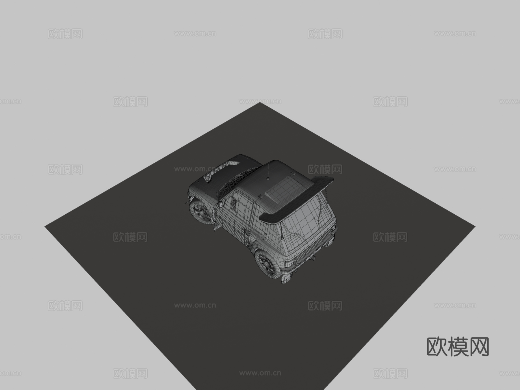 卡通拉力赛车1986su模型