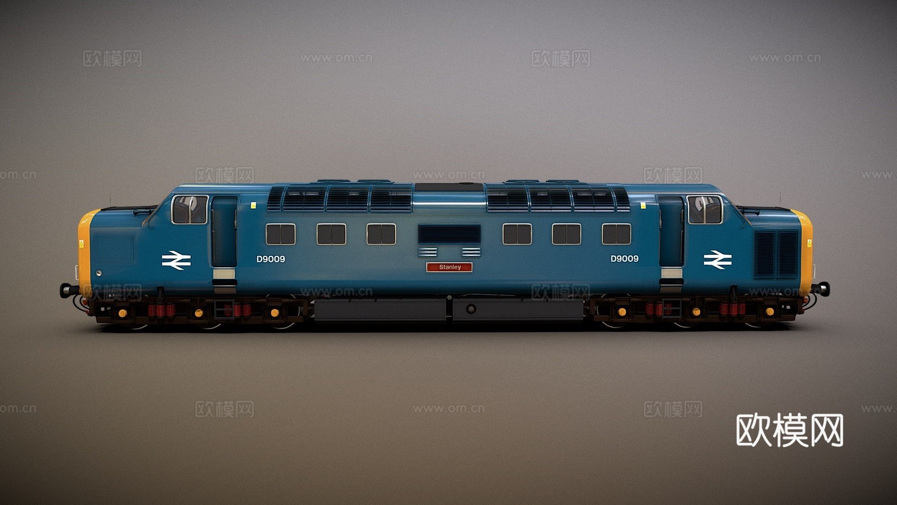 火车 - 英国铁路55级德尔蒂克su模型