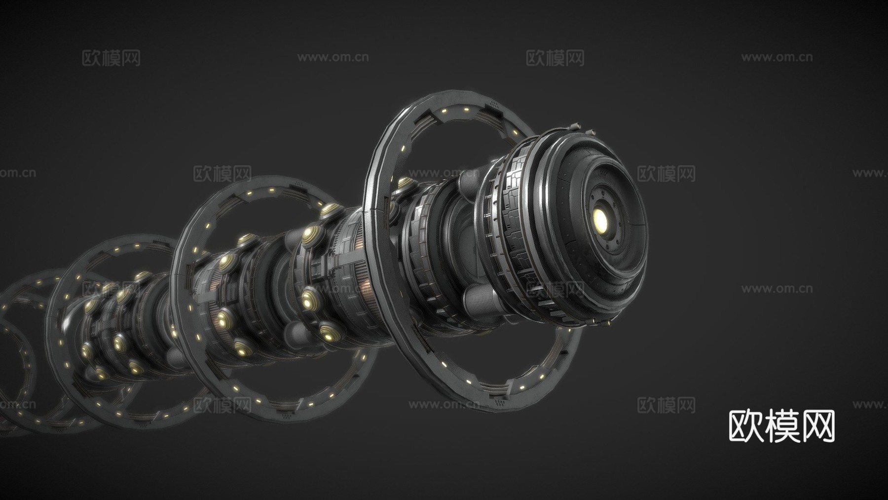 太空列车su模型