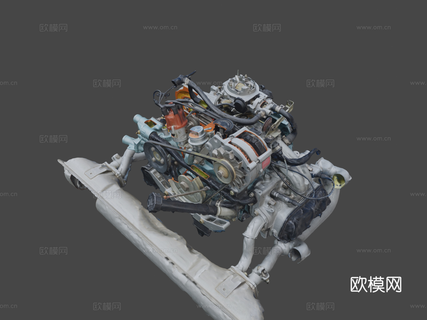 汽车引擎 - 01su模型