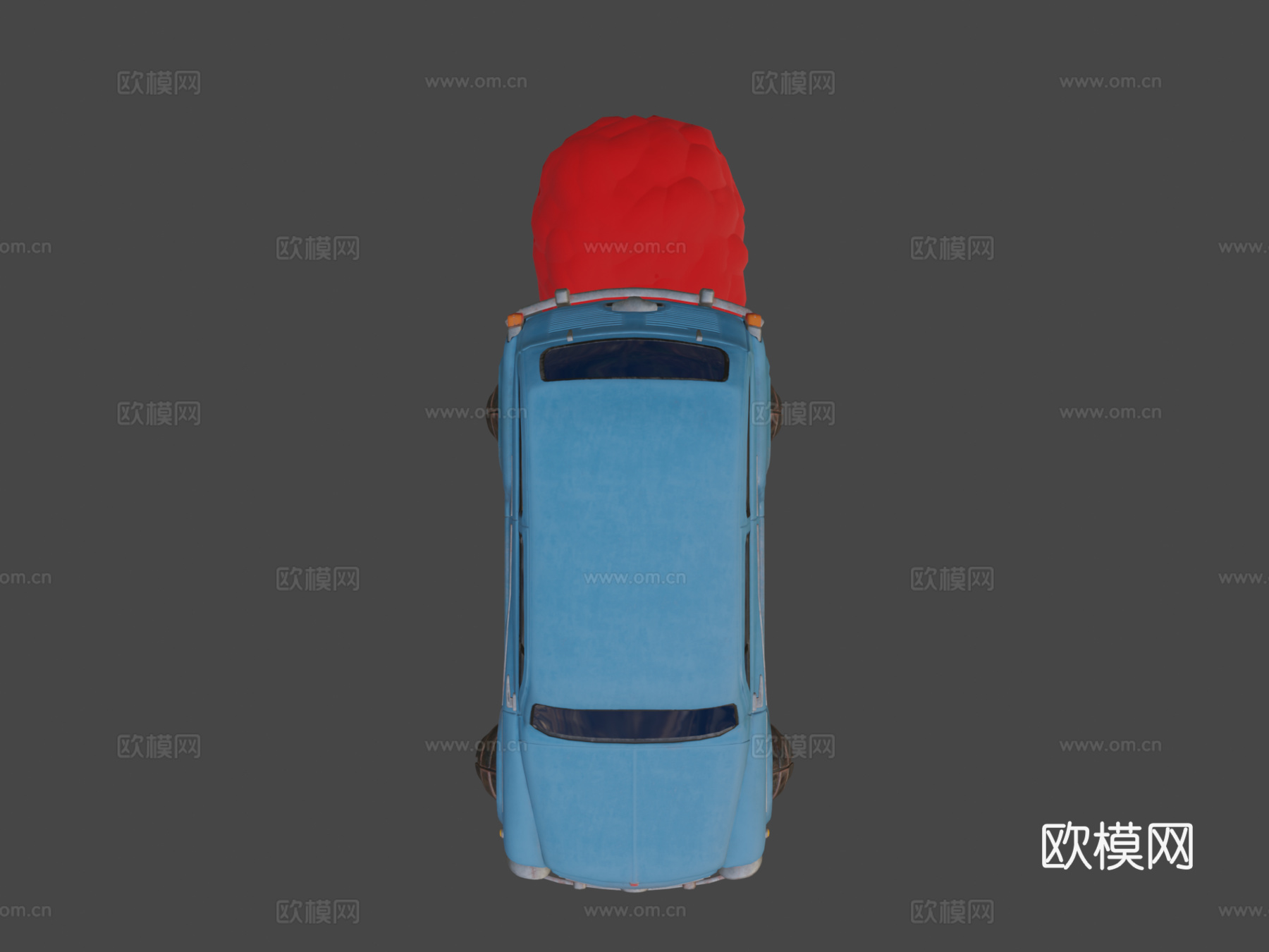 柴油朋克菲亚特（亚历杭德罗·布尔迪西奥风格）su模型