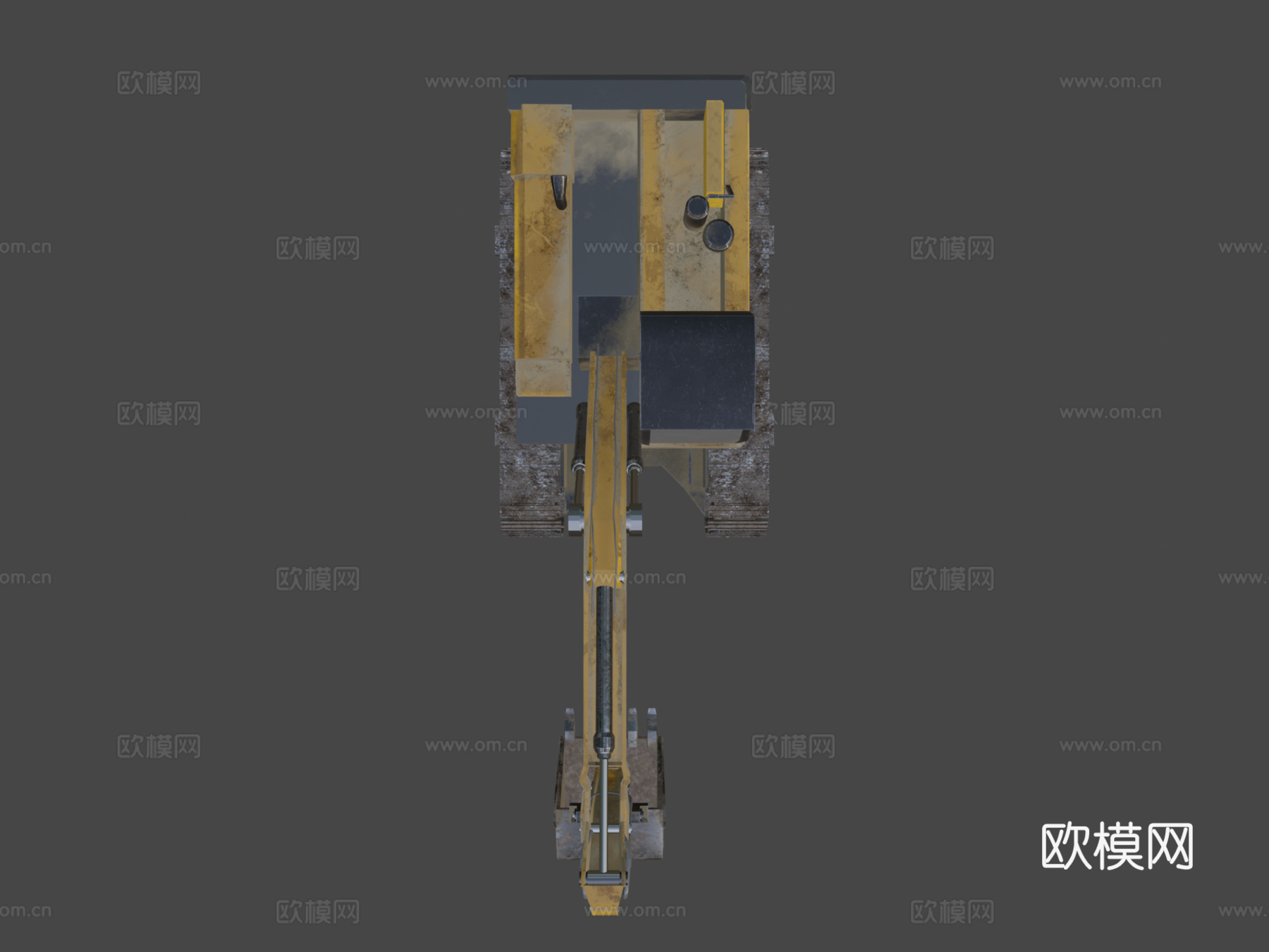 挖掘机（卡特彼勒）su模型