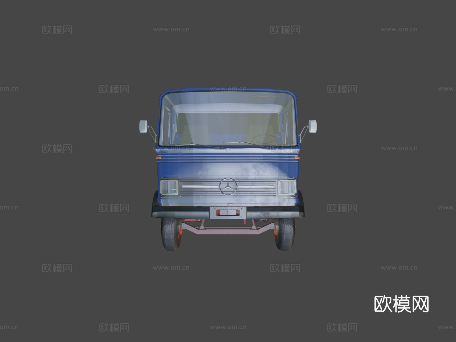 自卸卡车梅赛德斯-奔驰LP 608su模型