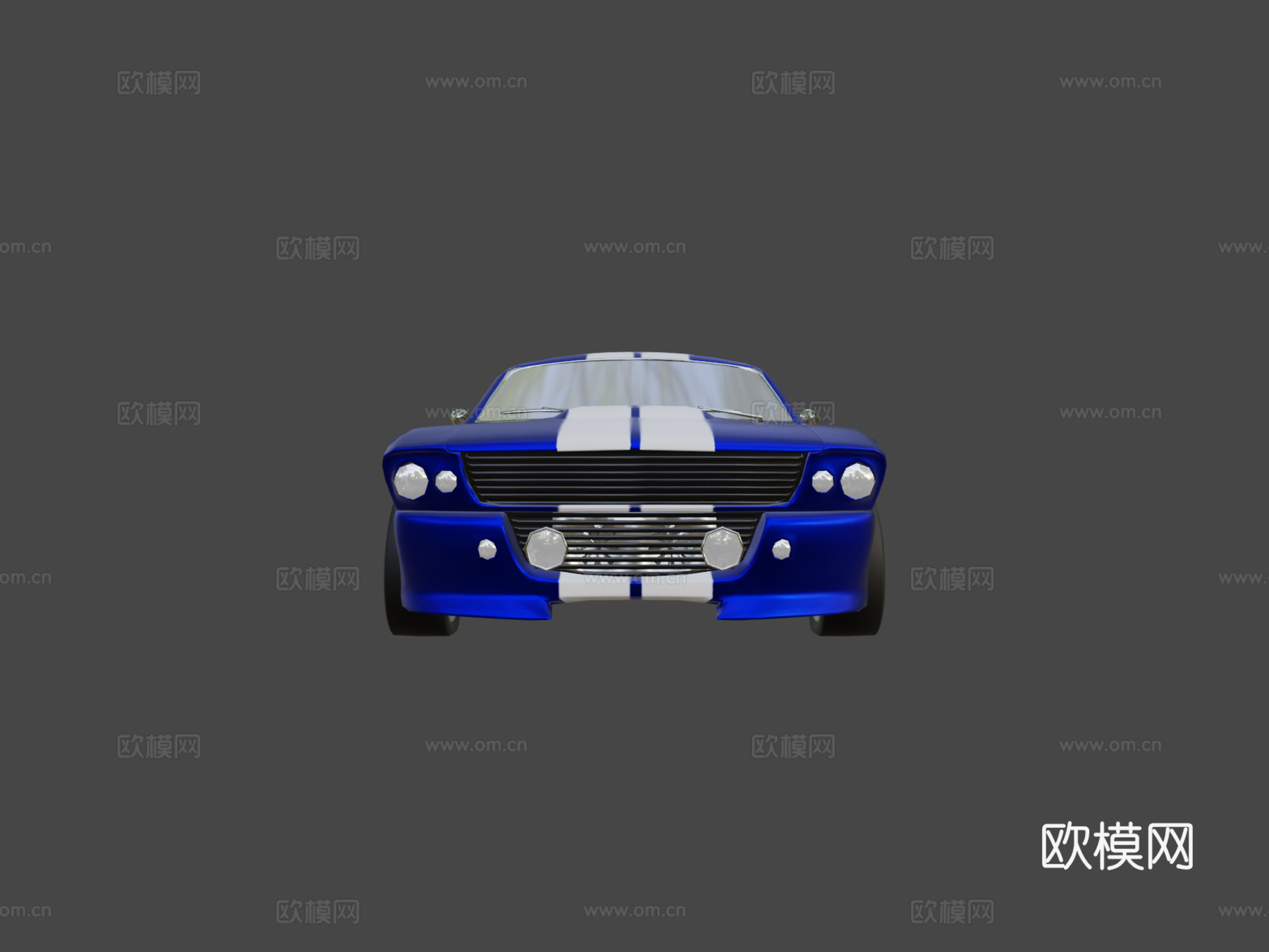 '67款野马su模型