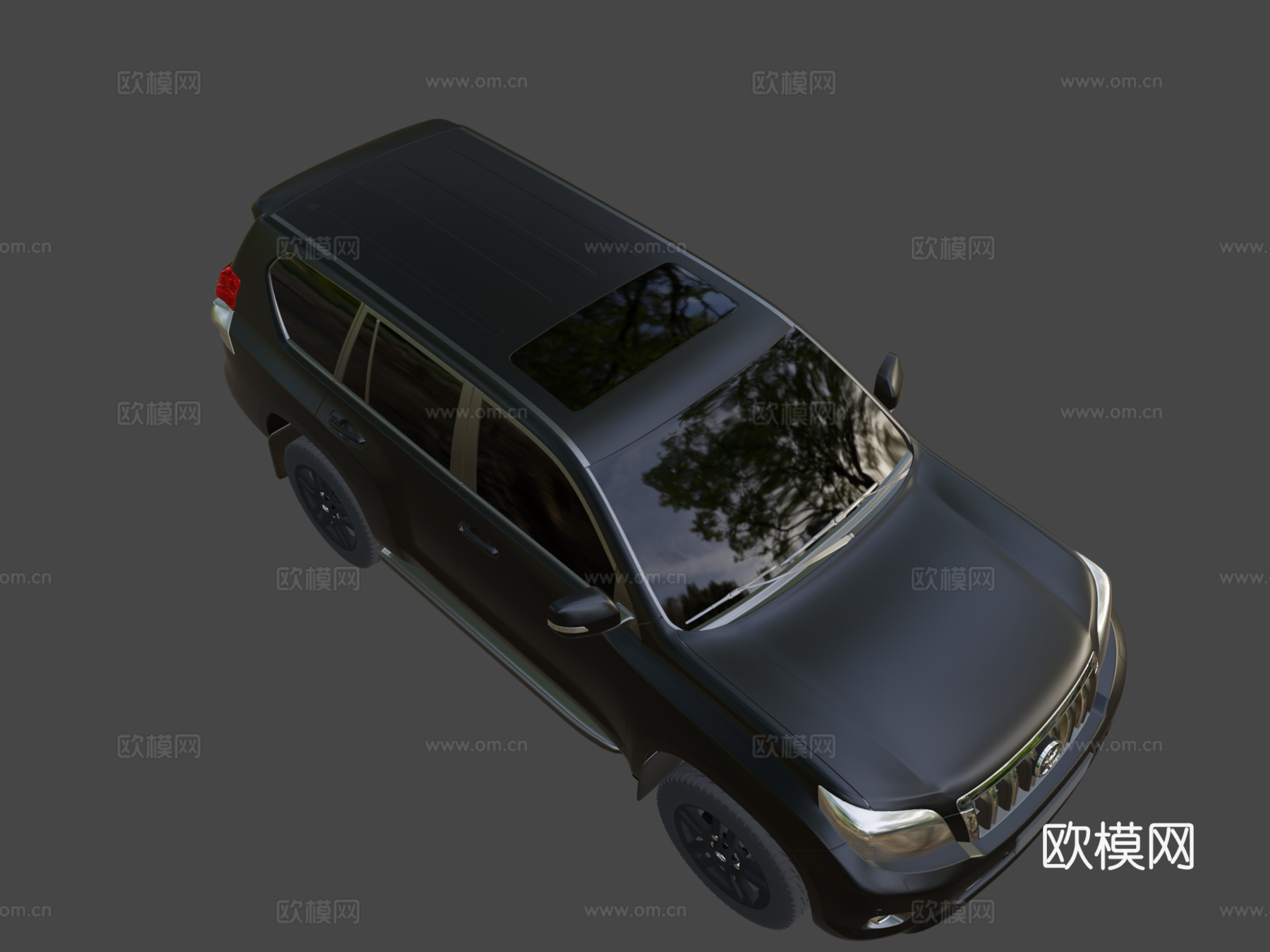 丰田普拉多2010款3D模型su模型