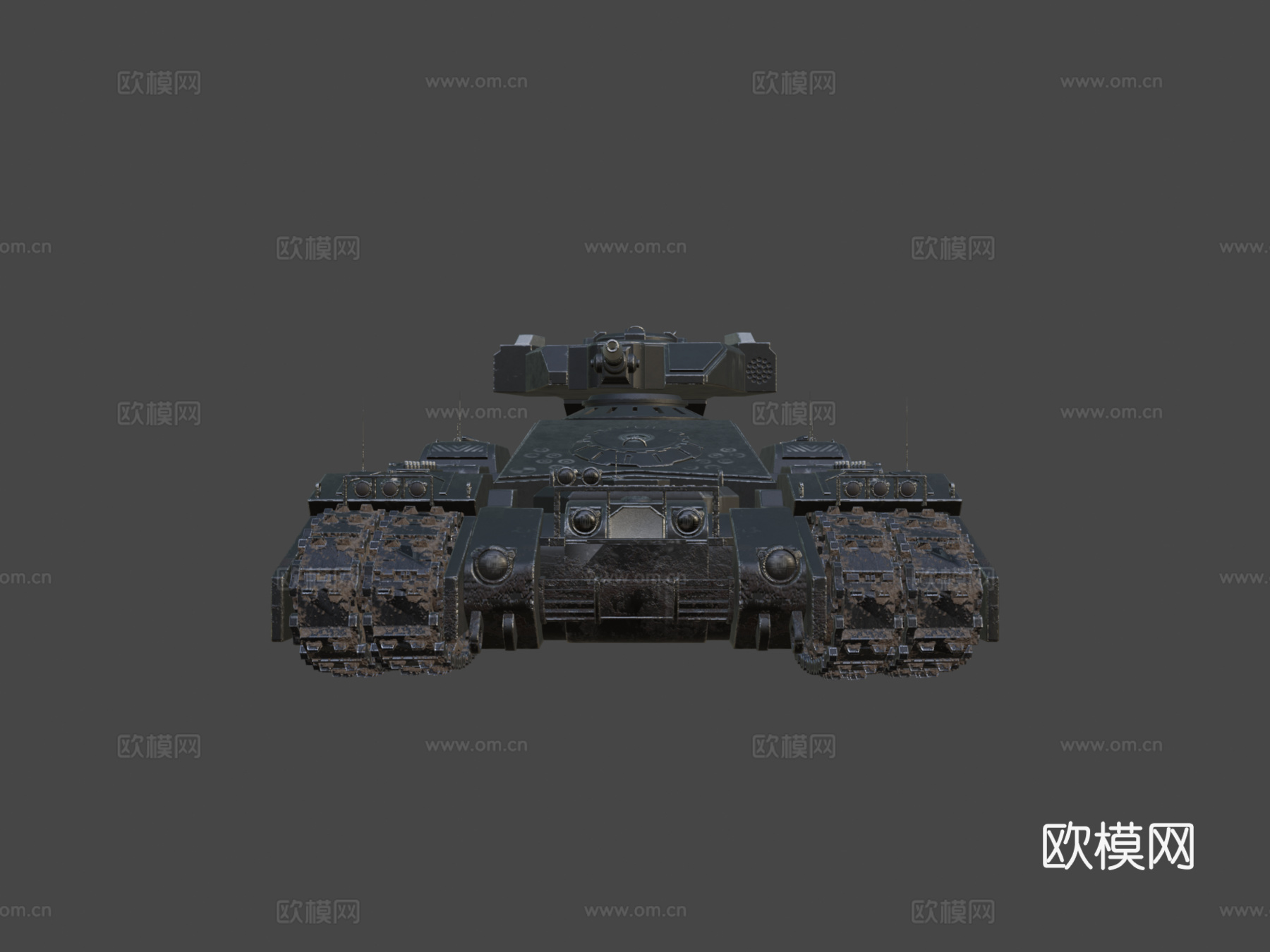 赛博坦克（未来主义-赛博朋克）su模型