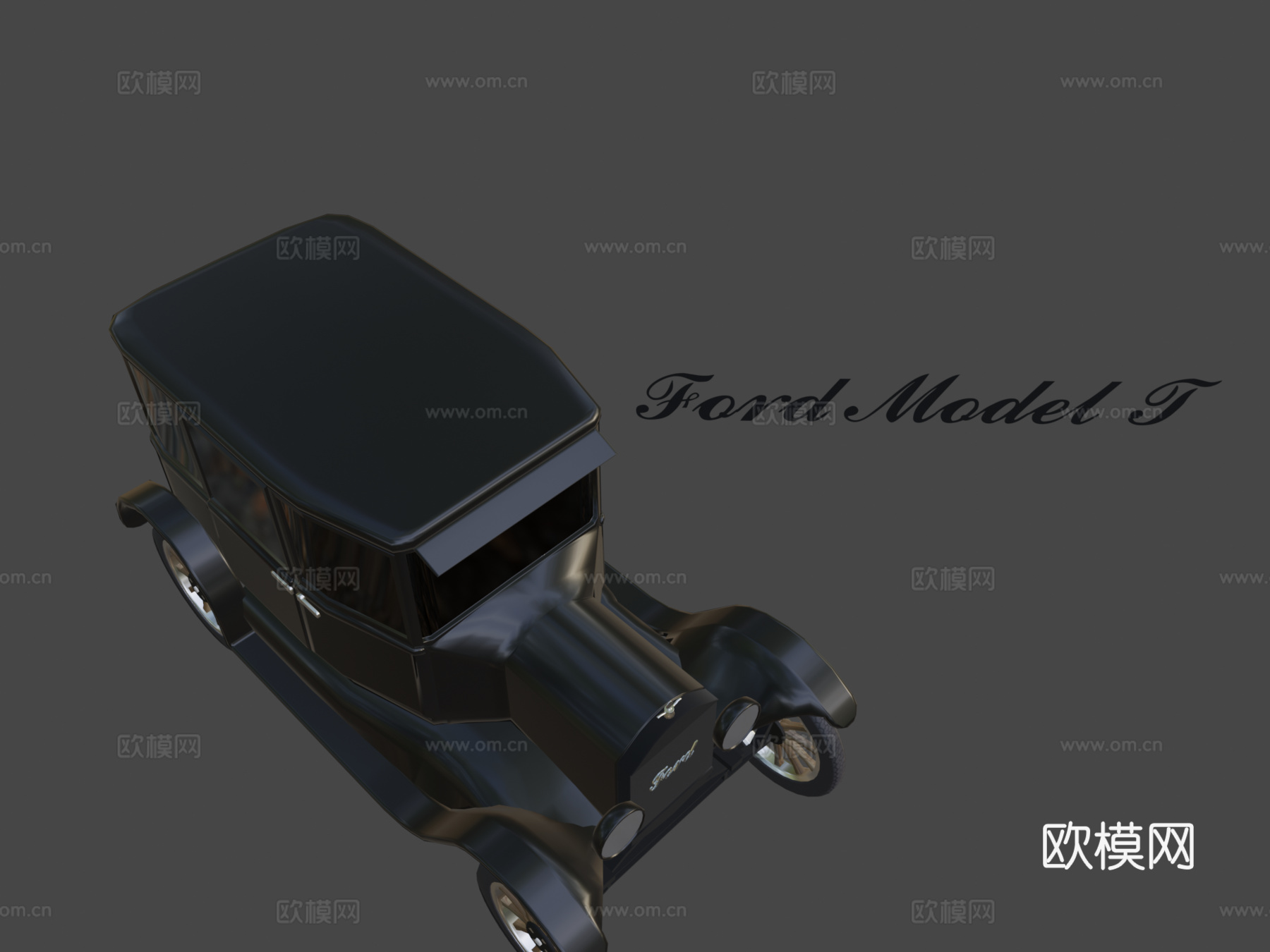 福特T型车v2可下载su模型