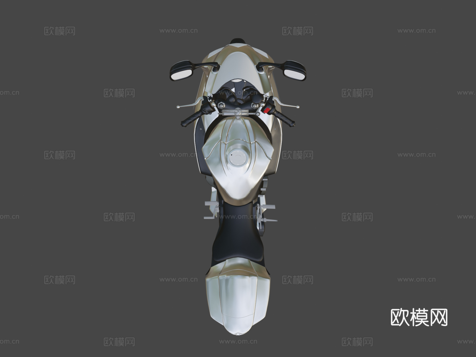 铃木GSX 750摩托车3D模型su模型